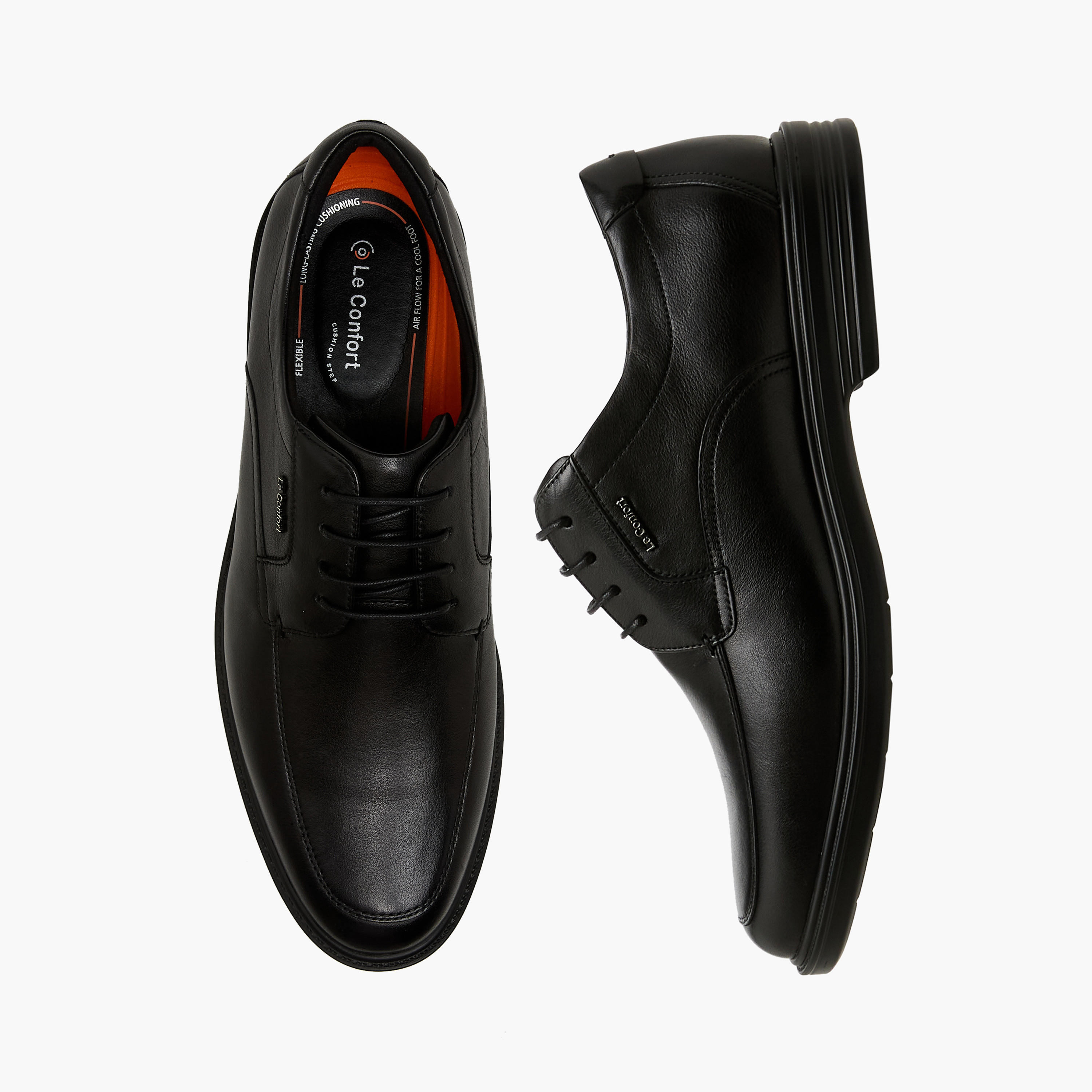 Le Confort Men Genuine Leather Lace-Up Derby Shoes-men-shoes-formalshoes-image-1