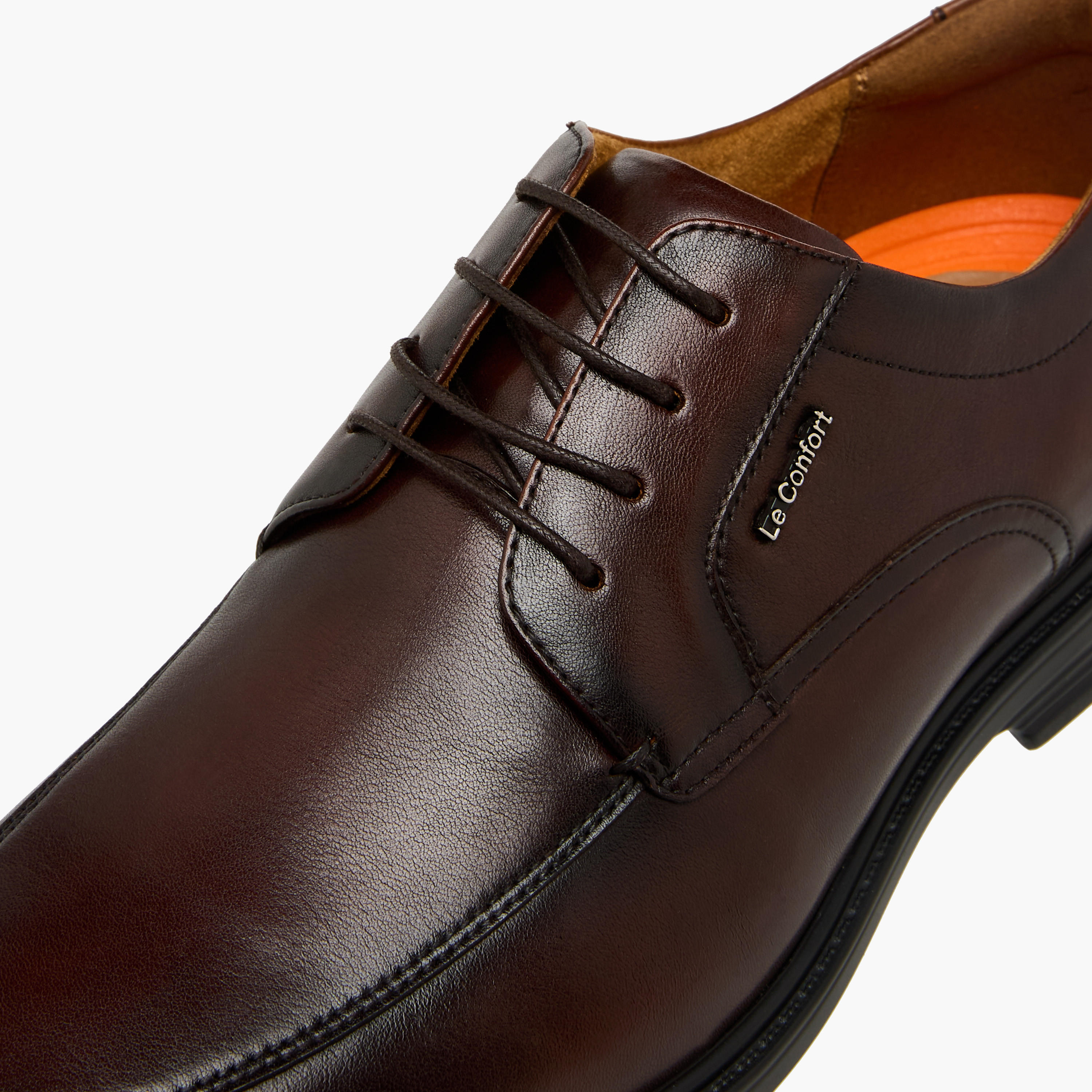 Le Confort Men Genuine Leather Lace-Up Derby Shoes-men-shoes-formalshoes-image-4