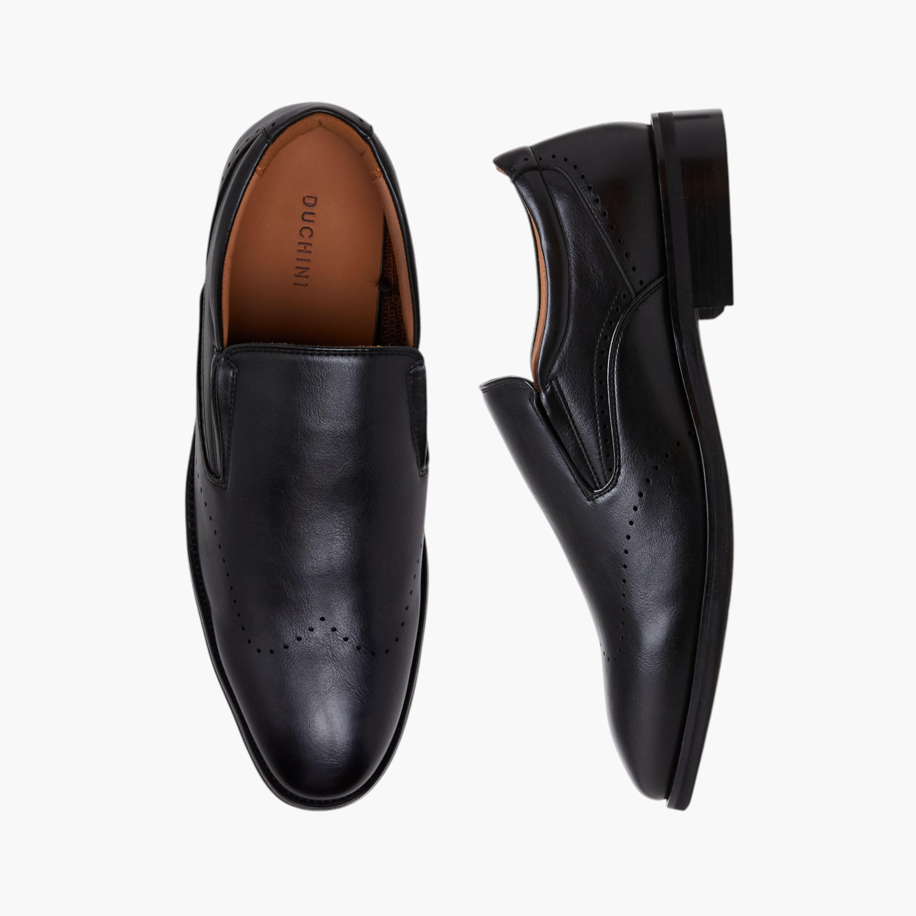 Duchini Men Perforated Loafers-men-shoes-loafersandmoccasins-image-1
