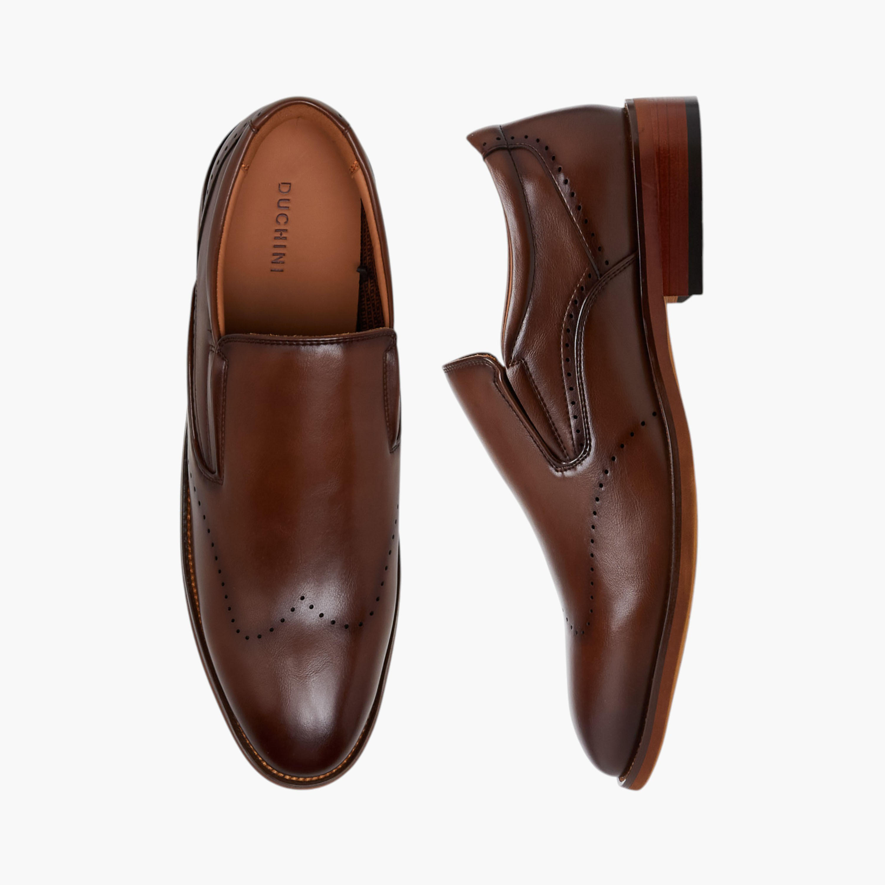 Duchini Men Perforated Loafers-men-shoes-loafersandmoccasins-image-1