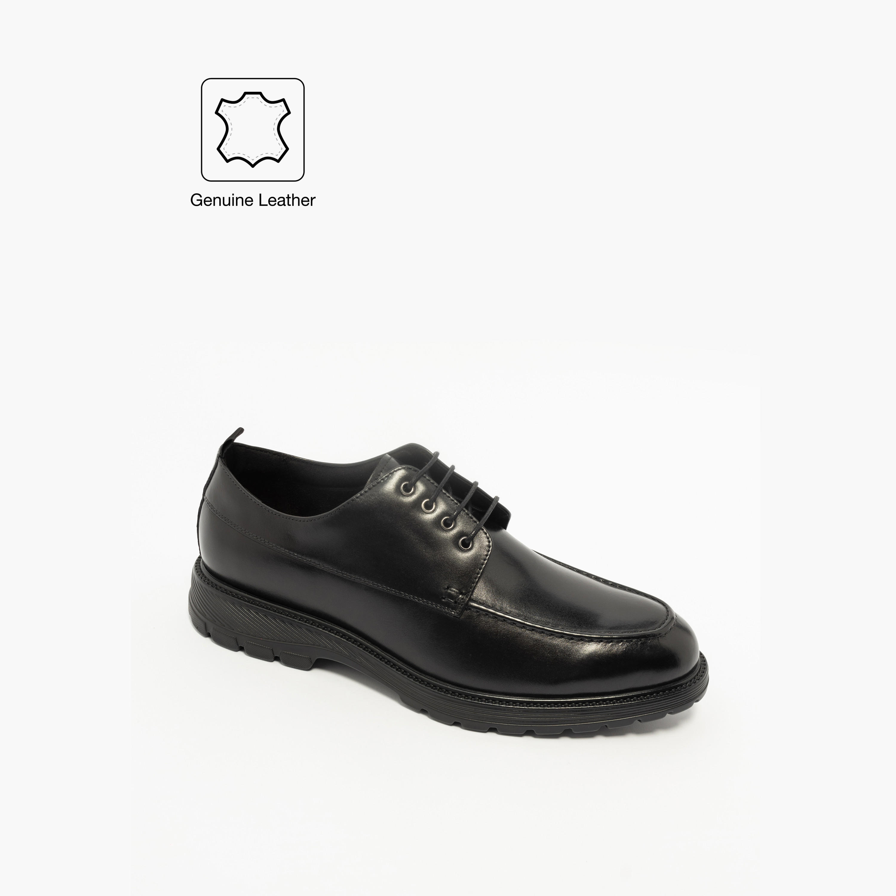 Le Confort Leather Solid Lace-Up Derby Shoes-men-shoes-formalshoes-image-2