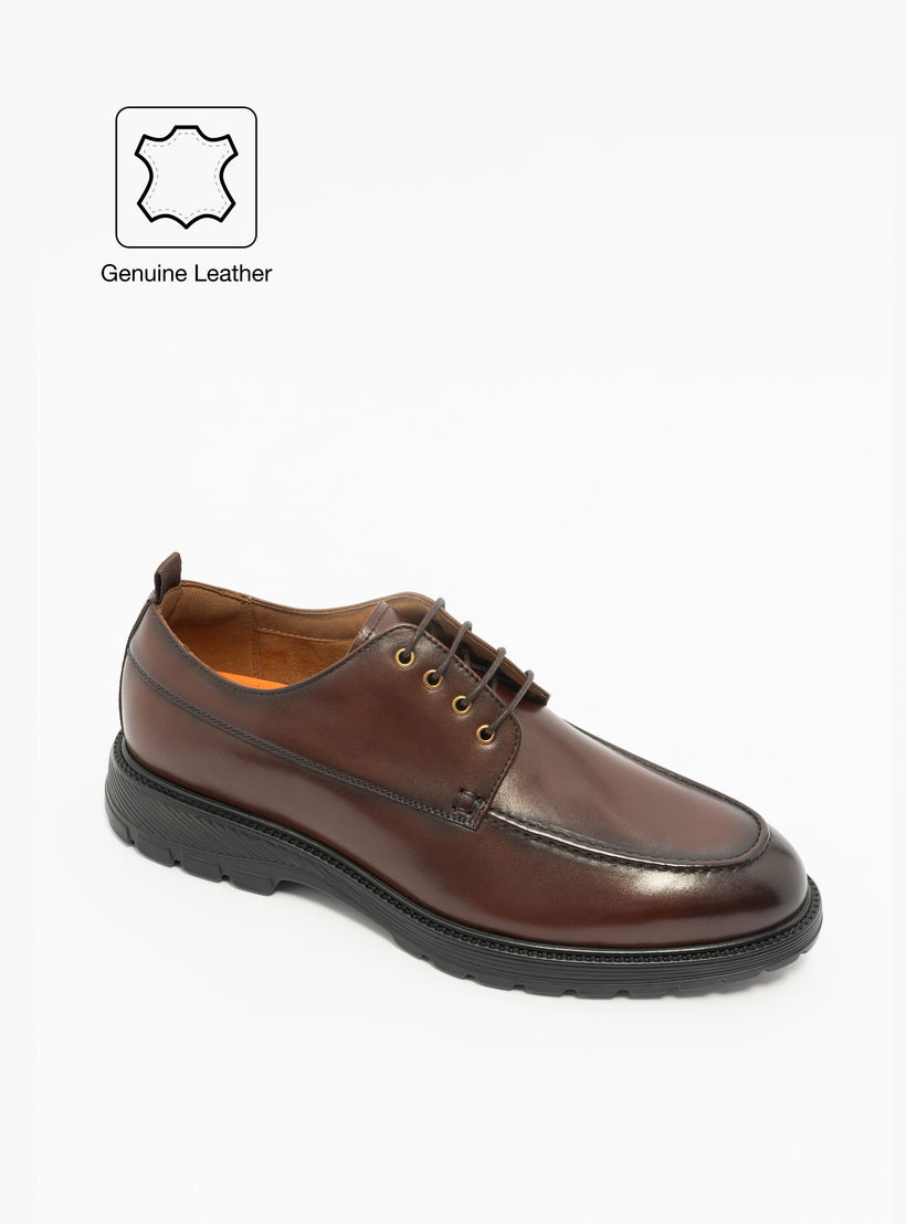 Le Confort Leather Solid Lace-Up Derby Shoes-men-shoes-formalshoes-image-2