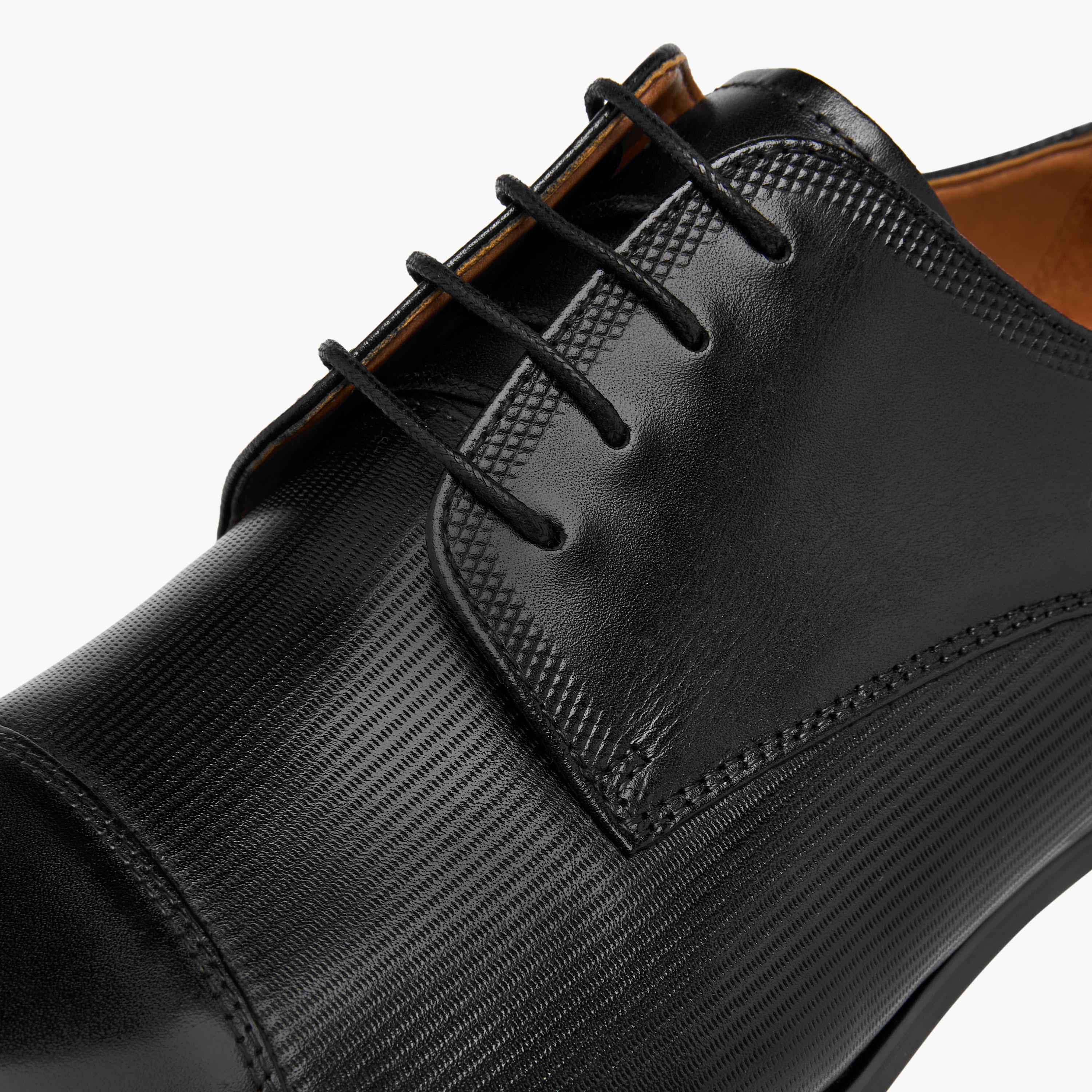 Duchini Men Lace-Up Leather Derby Shoes-men-shoes-formalshoes-image-4