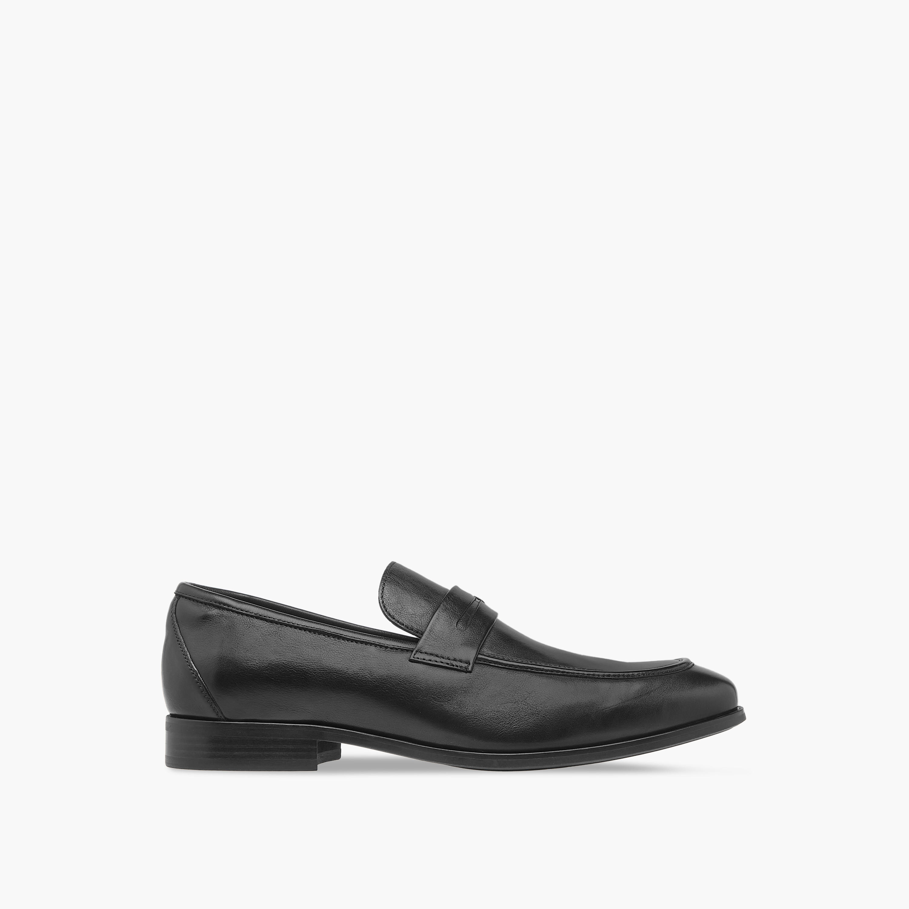 Duchini Men's Leather Solid Slip-On Loafers-men-shoes-loafersandmoccasins-image-3