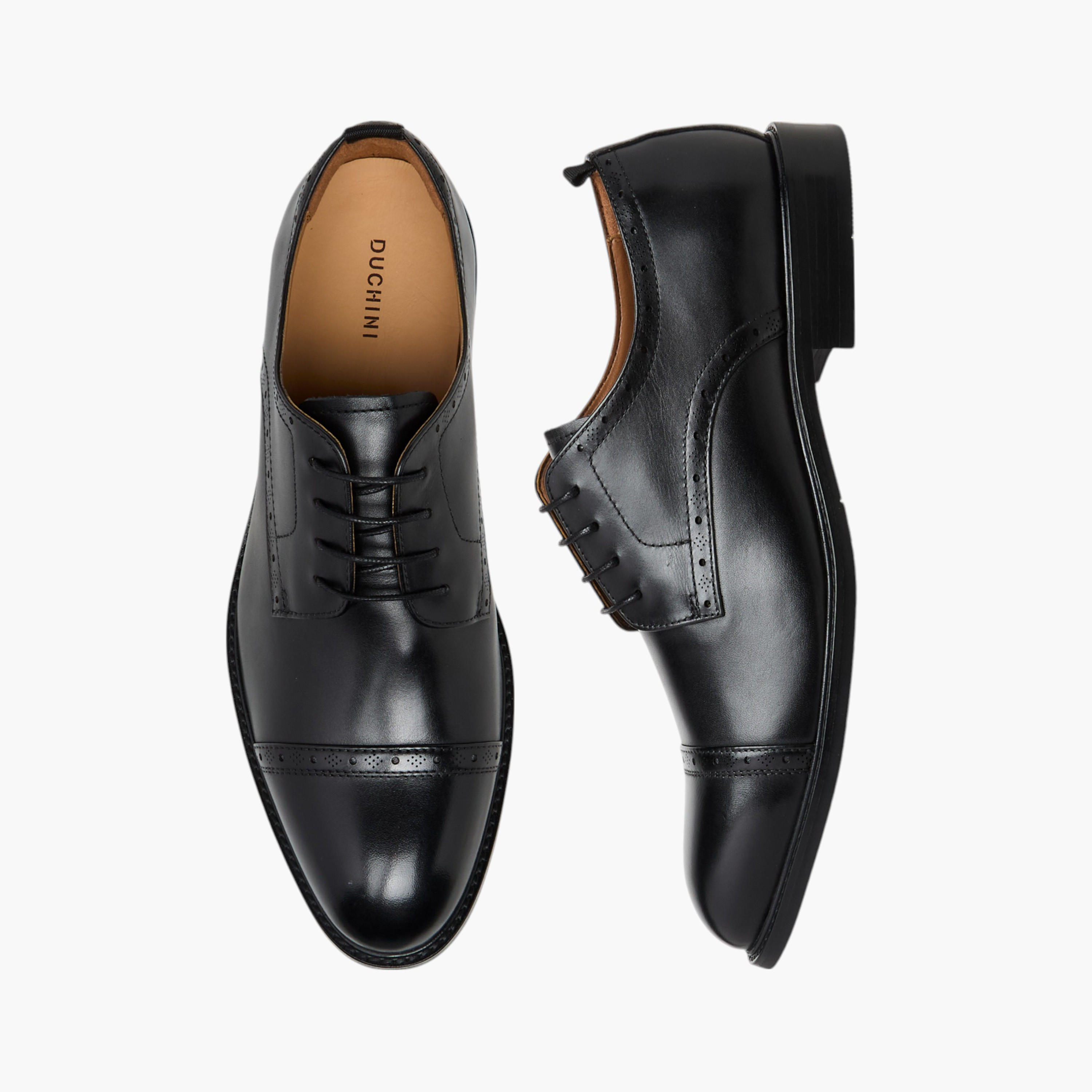 Duchini Men's Solid Lace-Up Derby Shoes-men-shoes-formalshoes-image-1