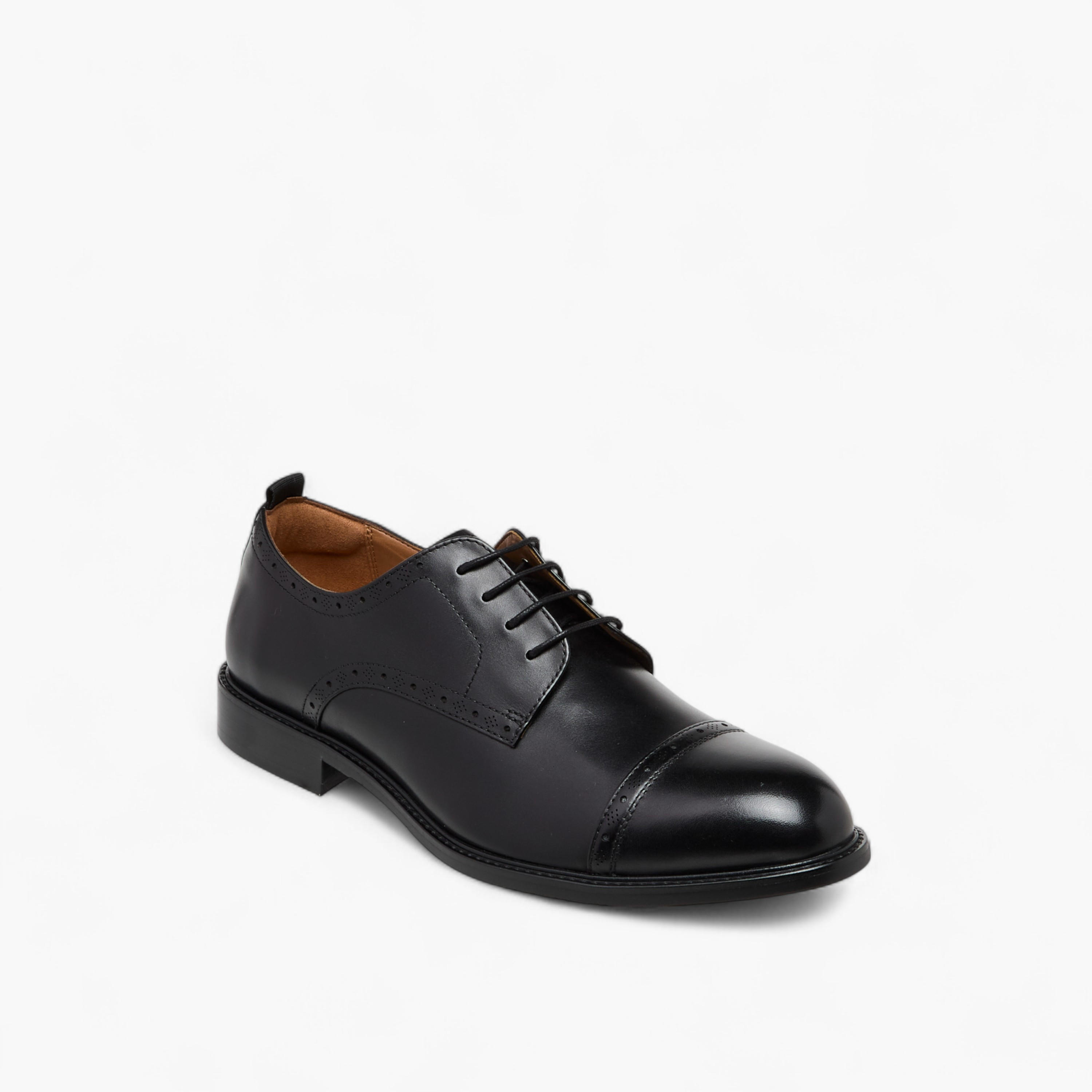 Duchini Men's Solid Lace-Up Derby Shoes-men-shoes-formalshoes-image-2
