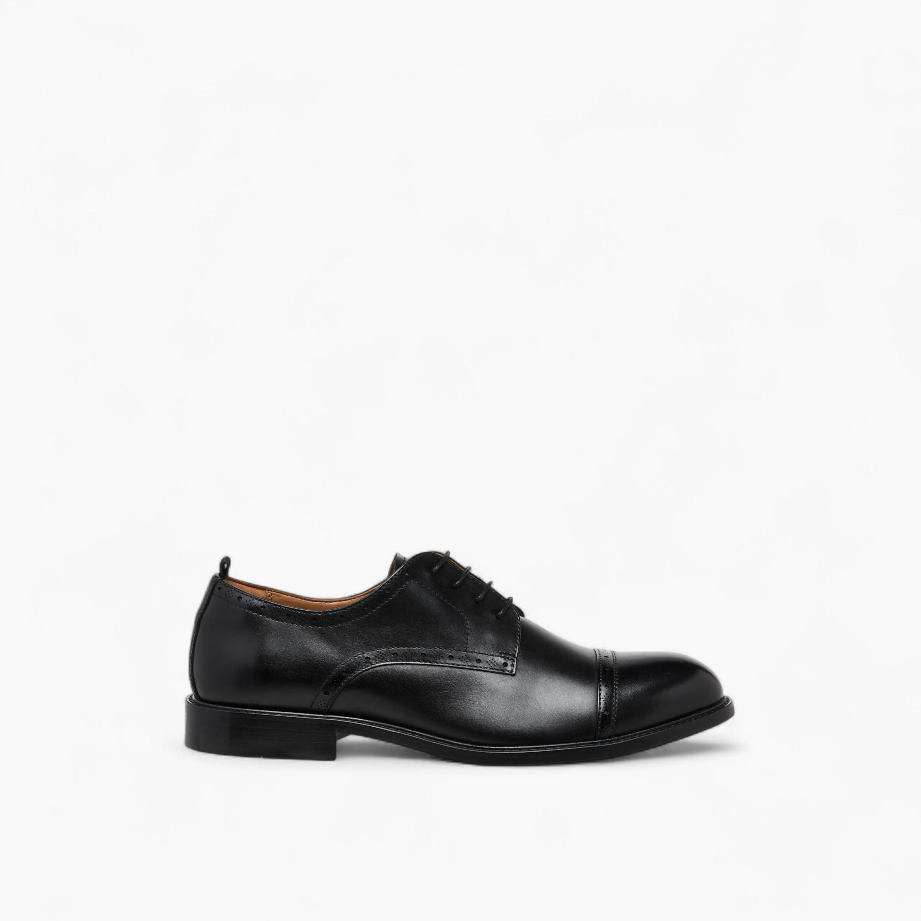 Duchini Men's Solid Lace-Up Derby Shoes-men-shoes-formalshoes-image-3