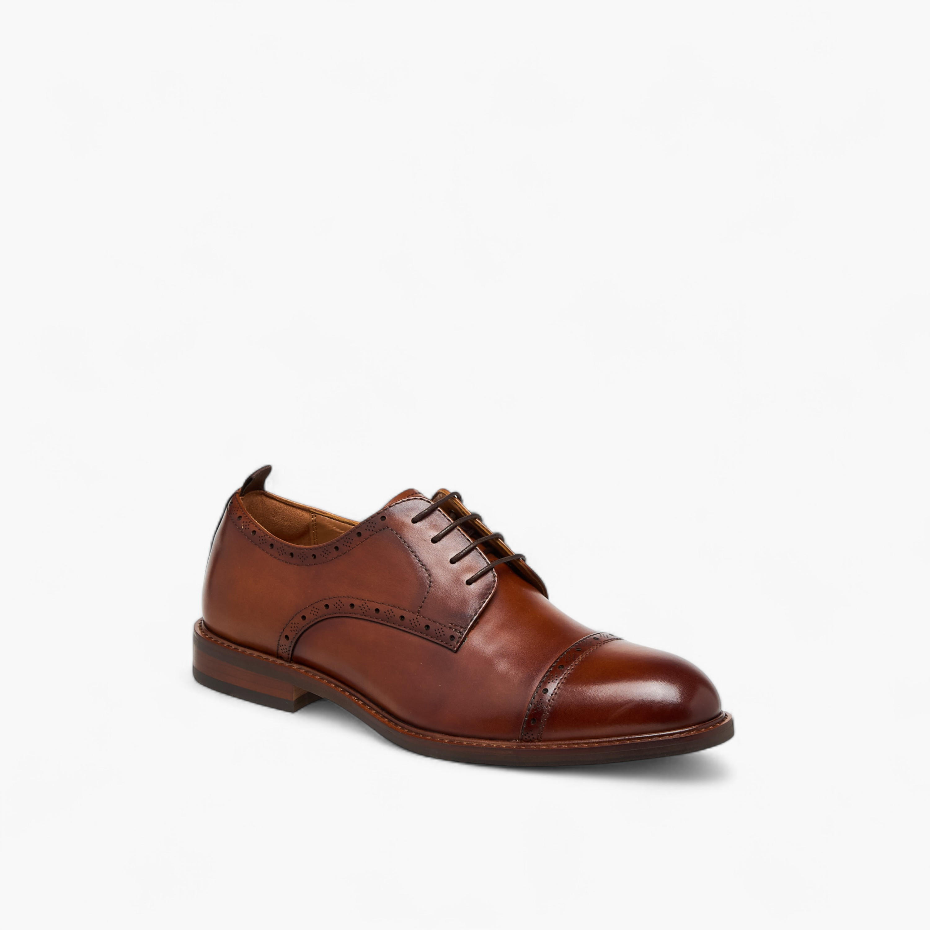 Duchini Men's Solid Lace-Up Derby Shoes-men-shoes-formalshoes-image-2