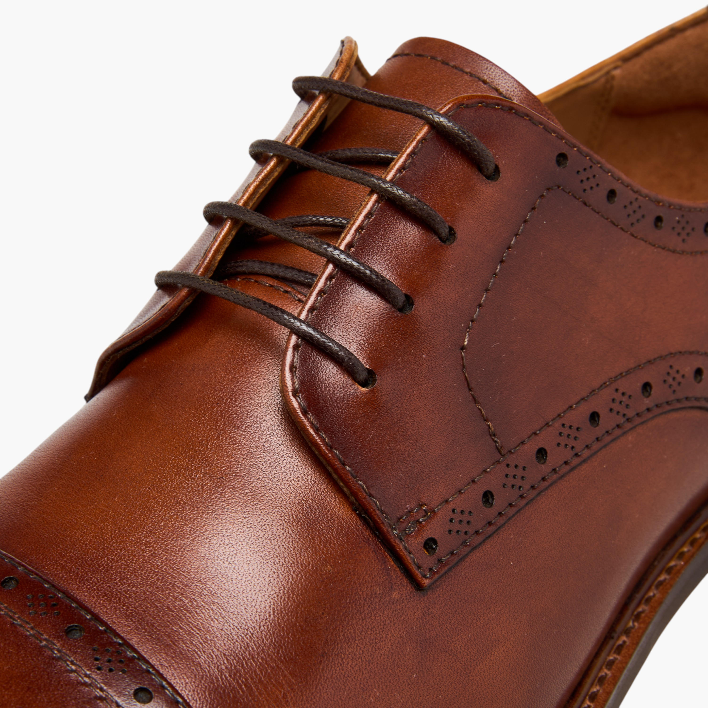 Duchini Men's Solid Lace-Up Derby Shoes-men-shoes-formalshoes-image-4