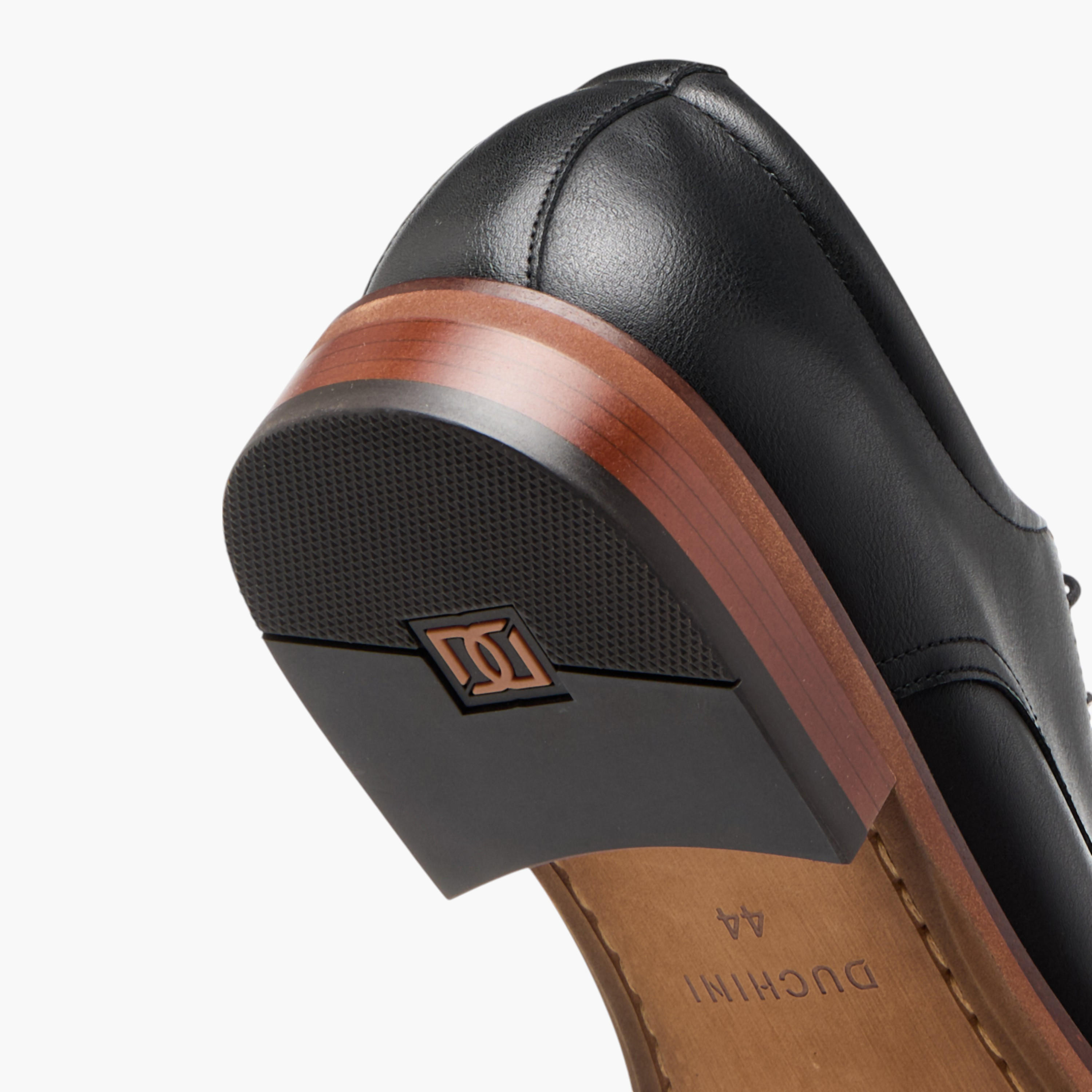 Duchini Men's Solid Derby Shoes with Lace-Up Closure-men-shoes-formalshoes-image-5