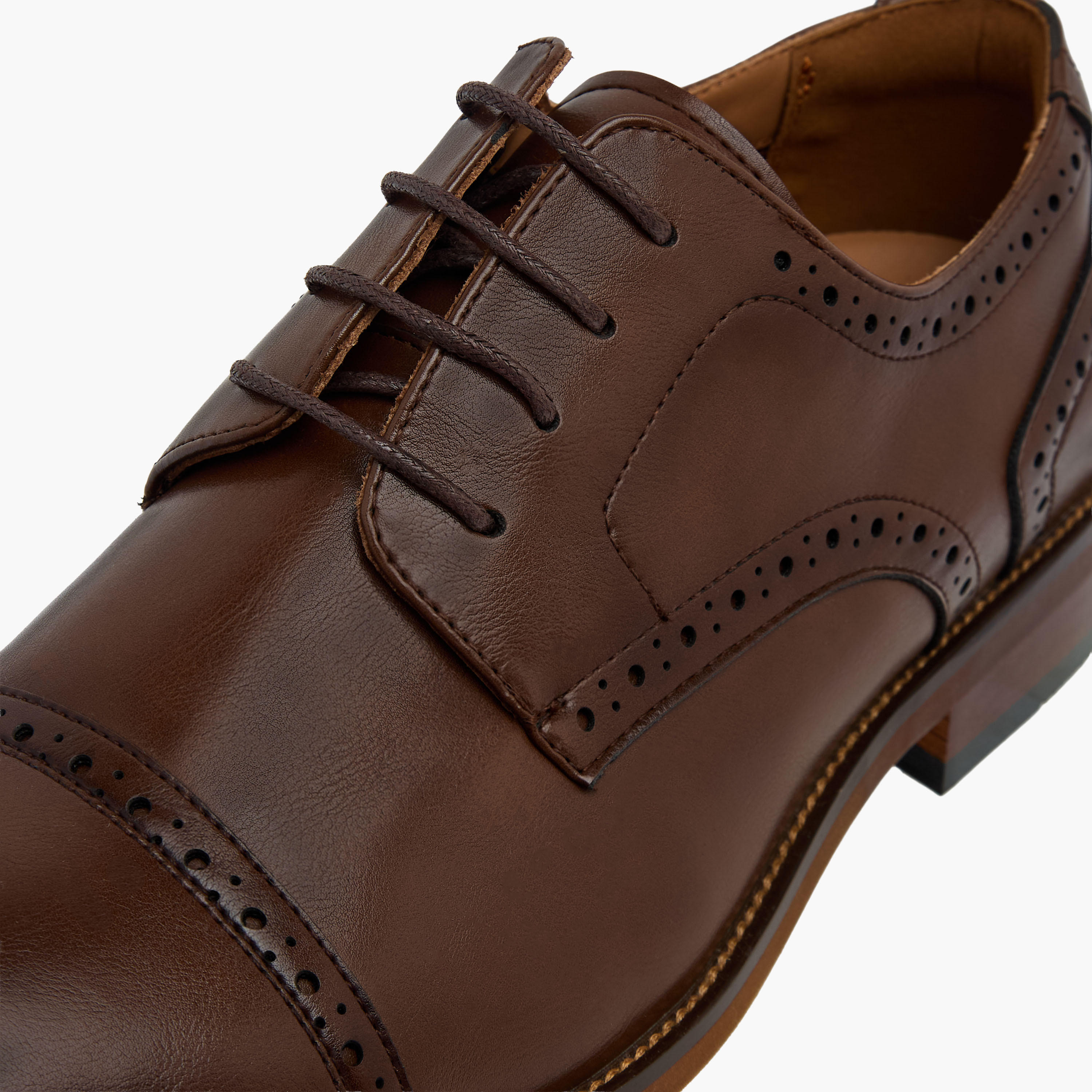 Duchini Men Lace-Up Derby Shoes-men-shoes-formalshoes-image-4