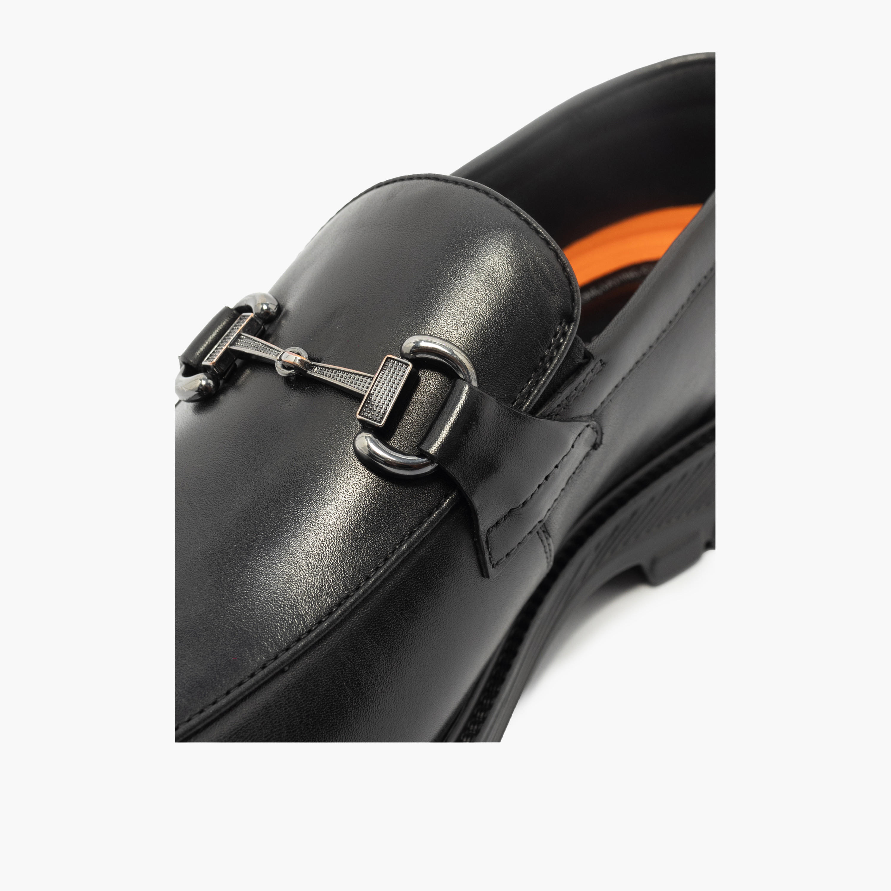 Le Confort Leather Solid Metal Accent Loafers-men-shoes-loafersandmoccasins-image-4