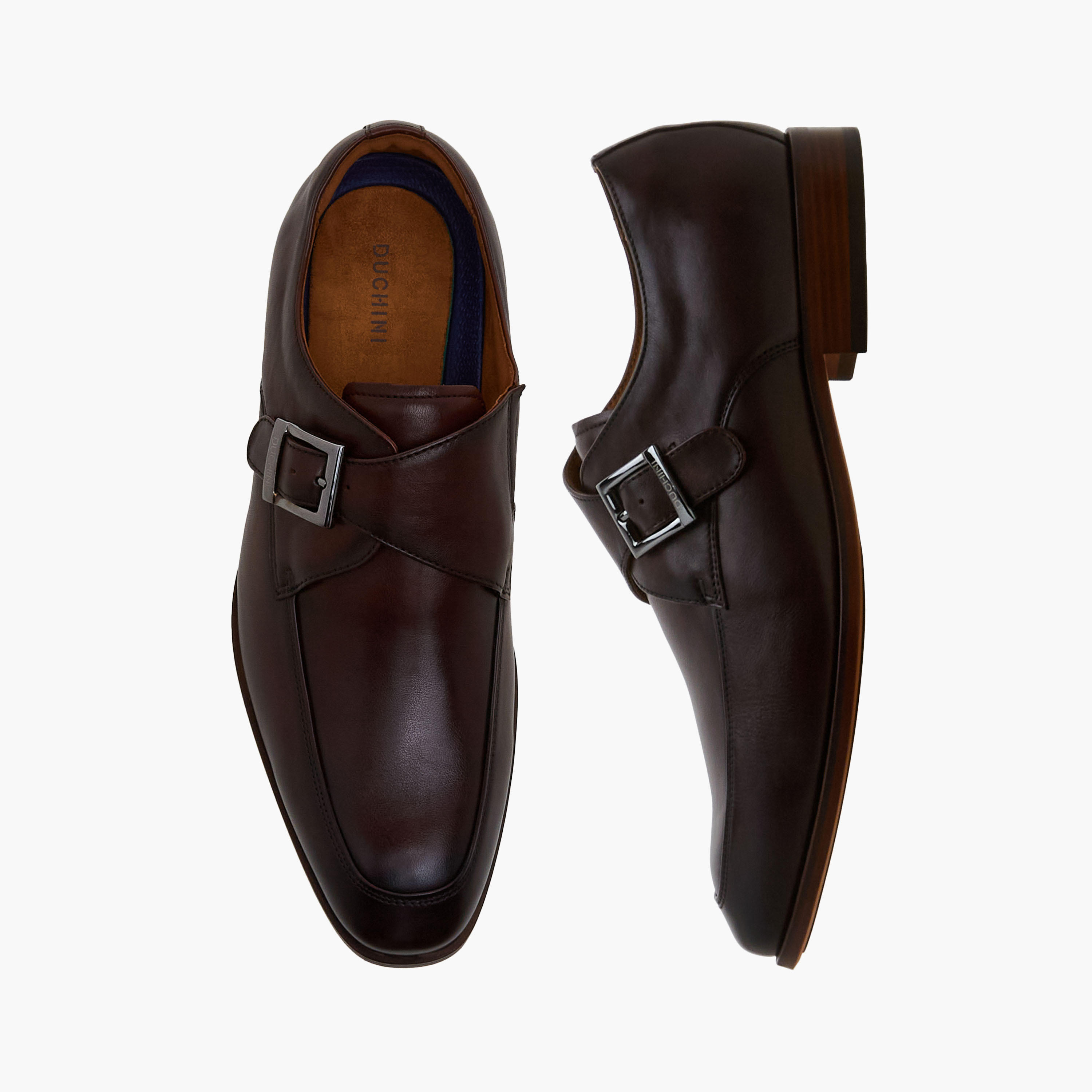 Duchini Men Leather Monk Shoes-men-shoes-formalshoes-image-1