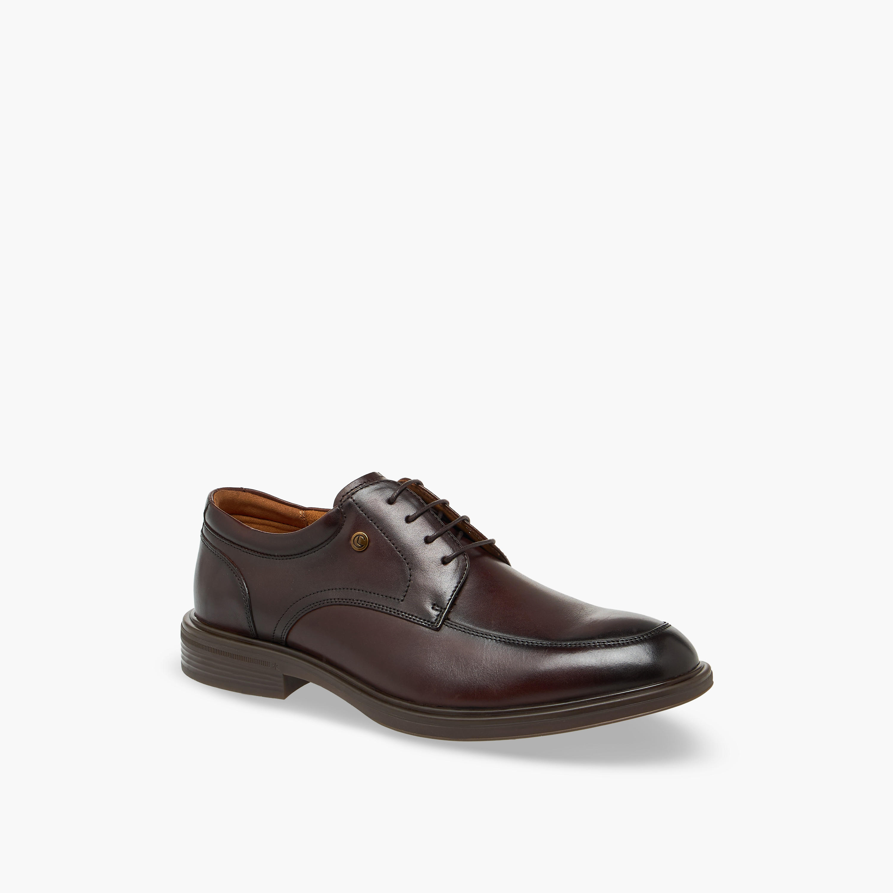 Le Confort Men Lace-Up Leather Derby Shoes-men-shoes-formalshoes-image-2