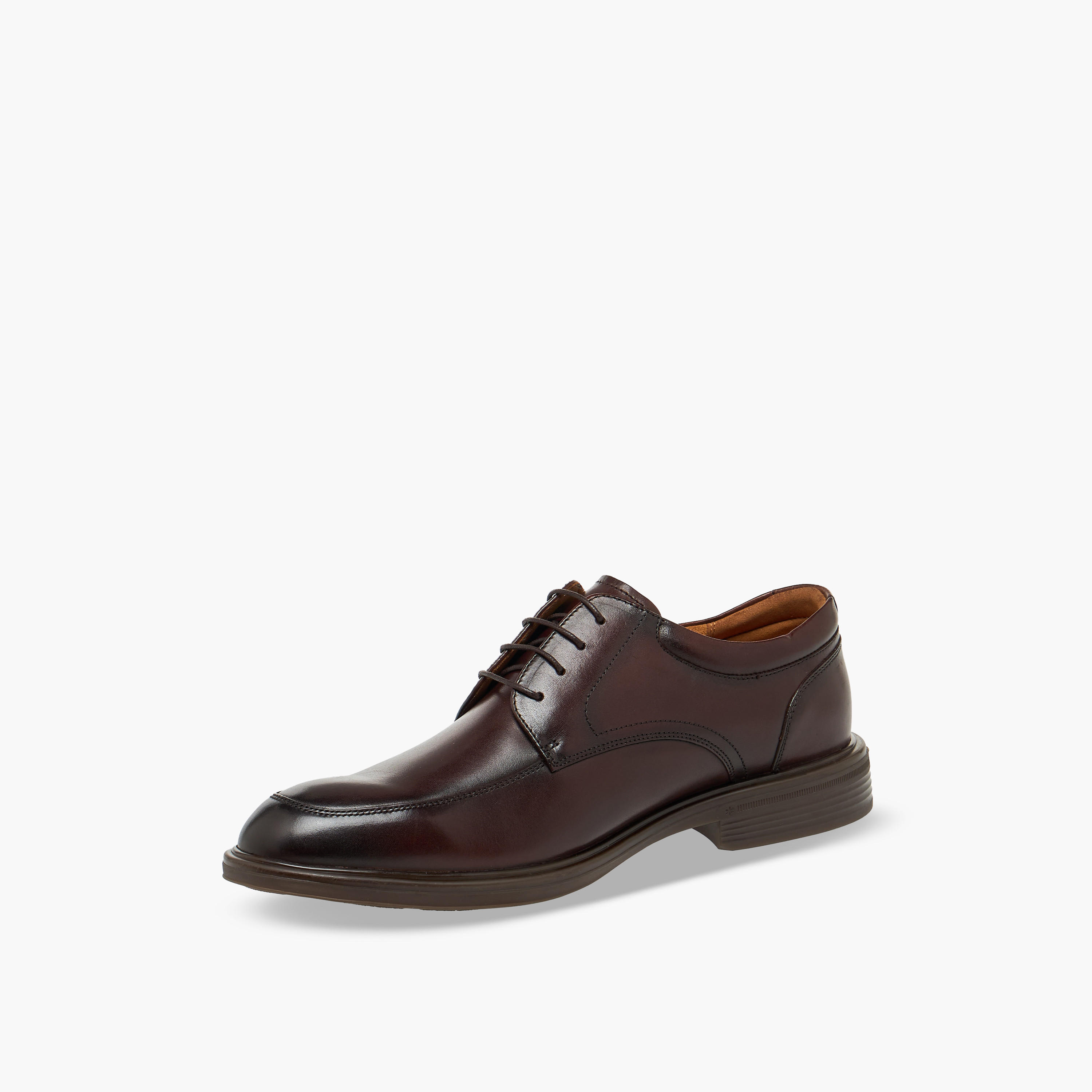 Le Confort Men Lace-Up Leather Derby Shoes-men-shoes-formalshoes-image-4