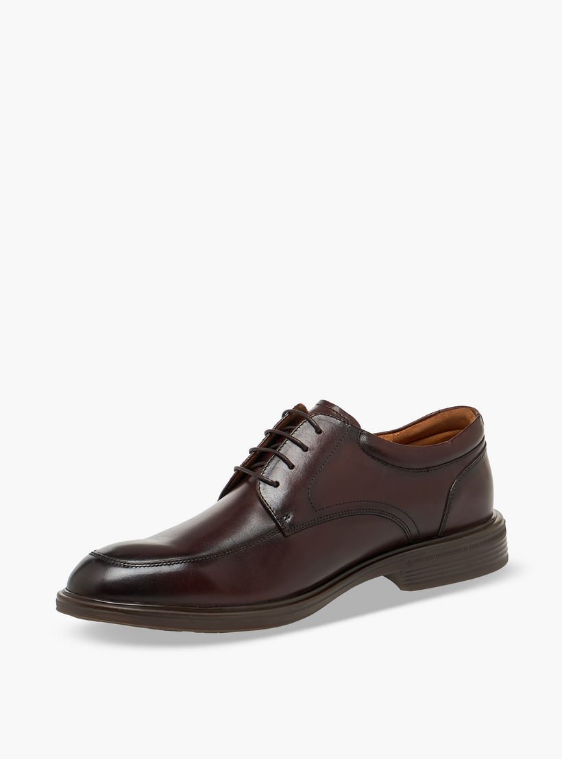 Le Confort Men Lace-Up Leather Derby Shoes-men-shoes-formalshoes-image-4
