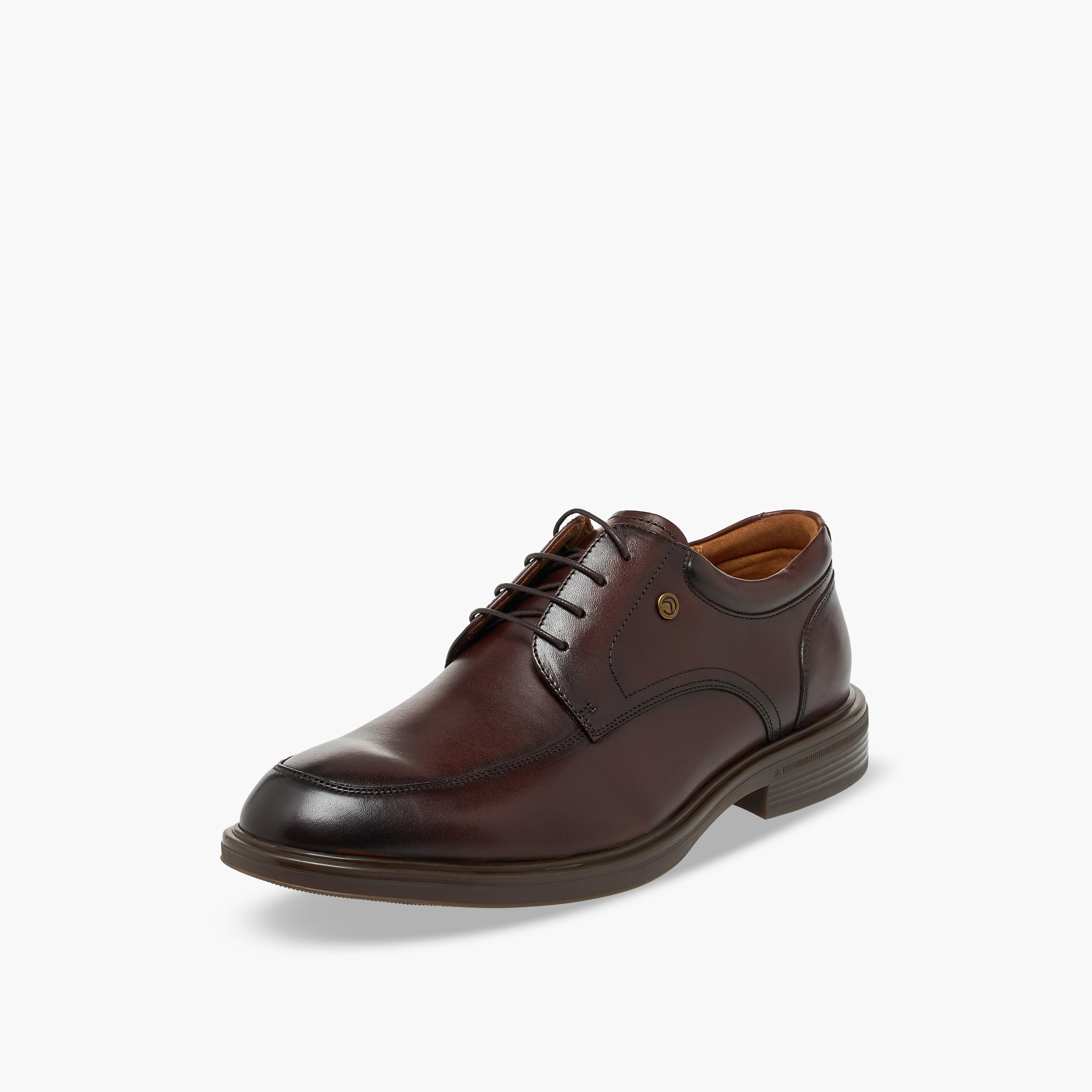 Le Confort Men Lace-Up Leather Derby Shoes-men-shoes-formalshoes-image-7
