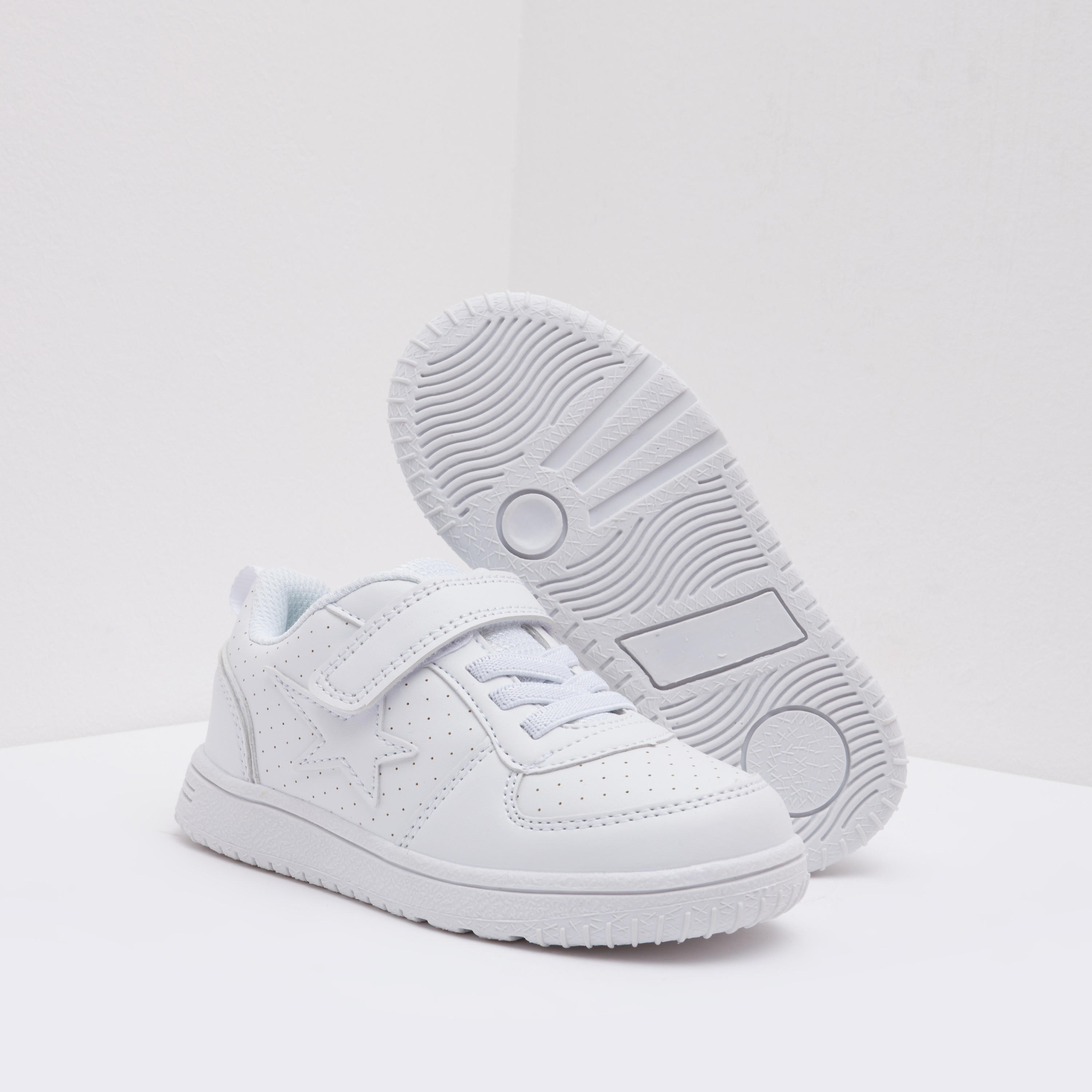 حذاء سنيكرز مثقّب مع رباط وخطّاف وحلقة إغلاق-boys-shoes-sneakers-image-7