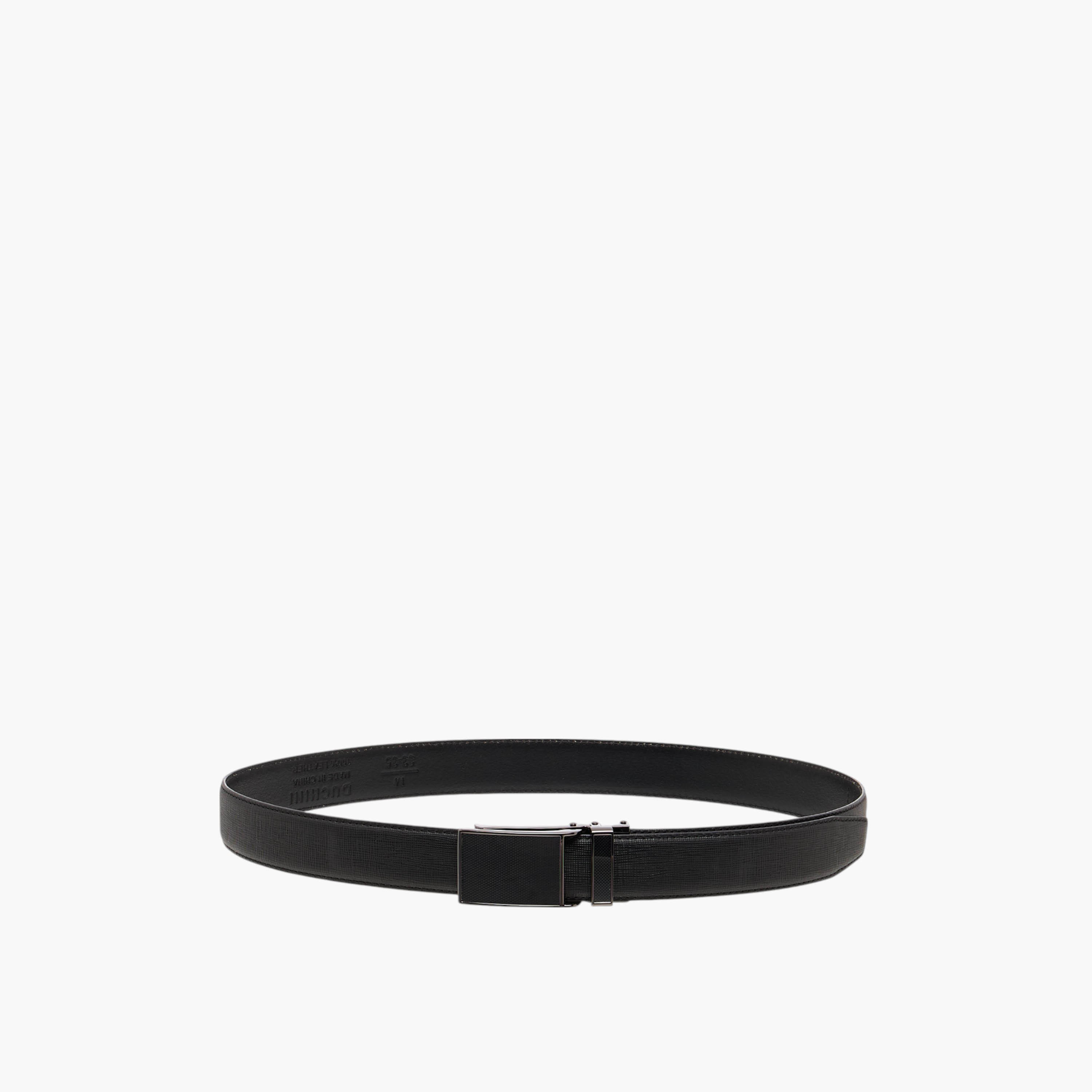 حزام بارز الملمس بإبزيم إغلاق من دوتشيني-men-beltsandwallets-belts-image-4