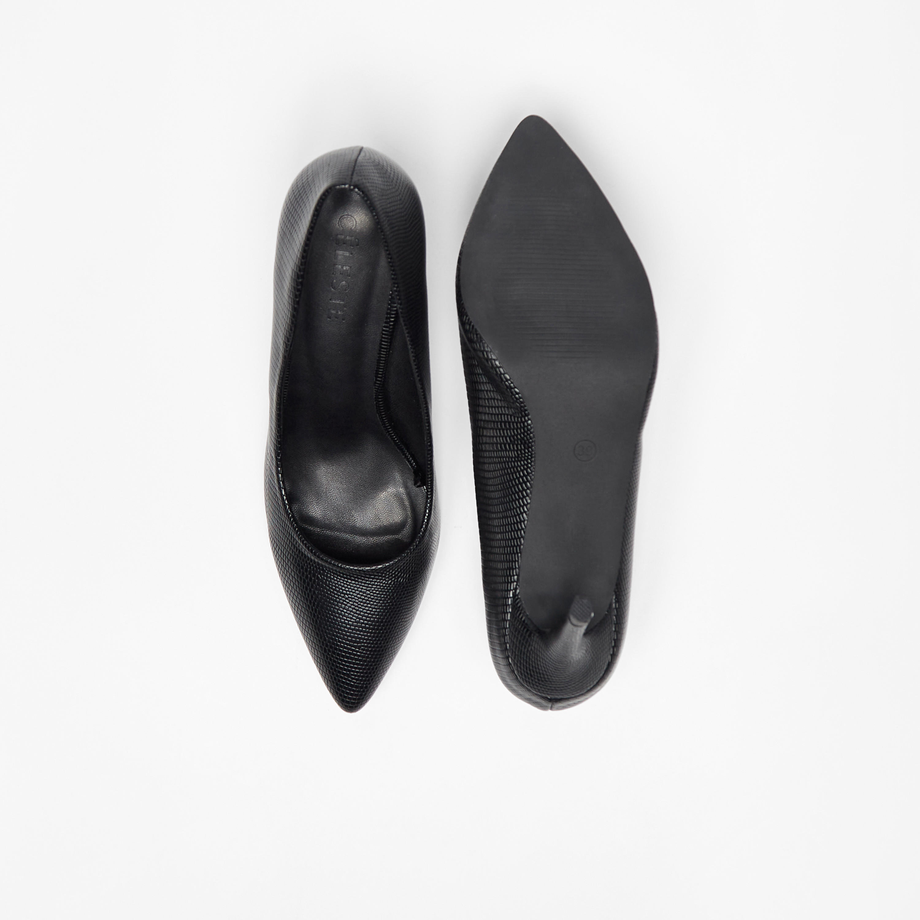Celeste Women's Solid Slip-On Pumps with Stiletto Heels-women-shoes-heels-image-5