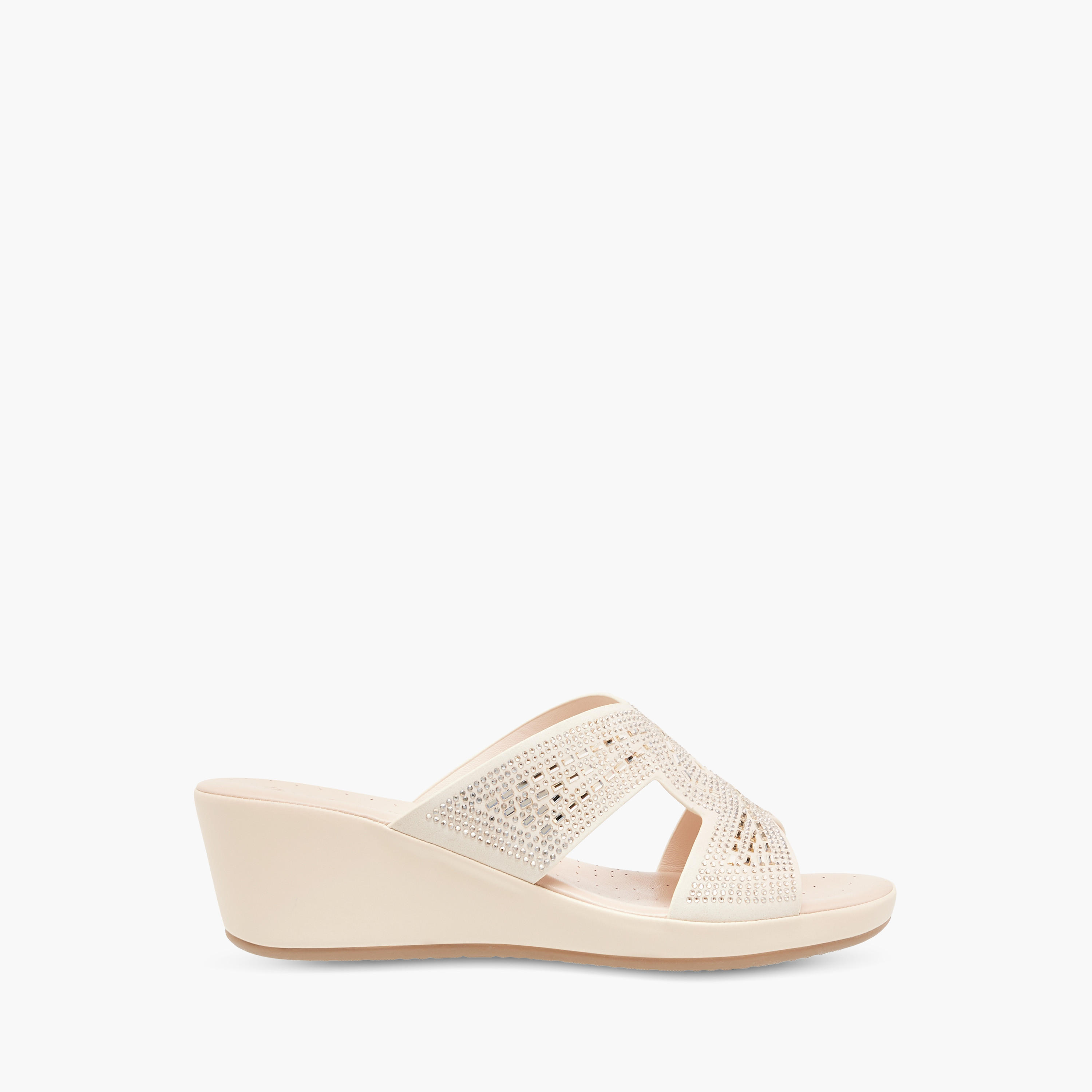 Le Confort Embellished Comfort Slip-On Shoes with Wedge Heels-women-shoes-sandals-heeled-image-3