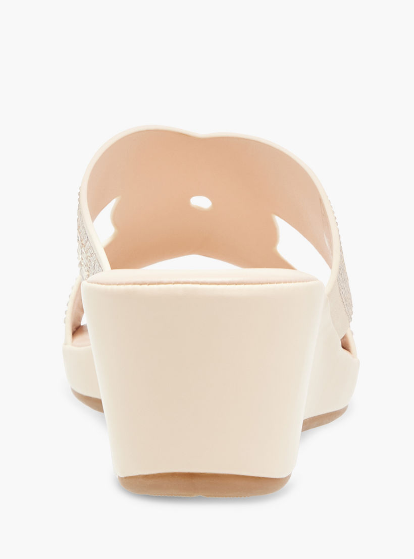 Le Confort Embellished Comfort Slip-On Shoes with Wedge Heels-women-shoes-sandals-heeled-image-5