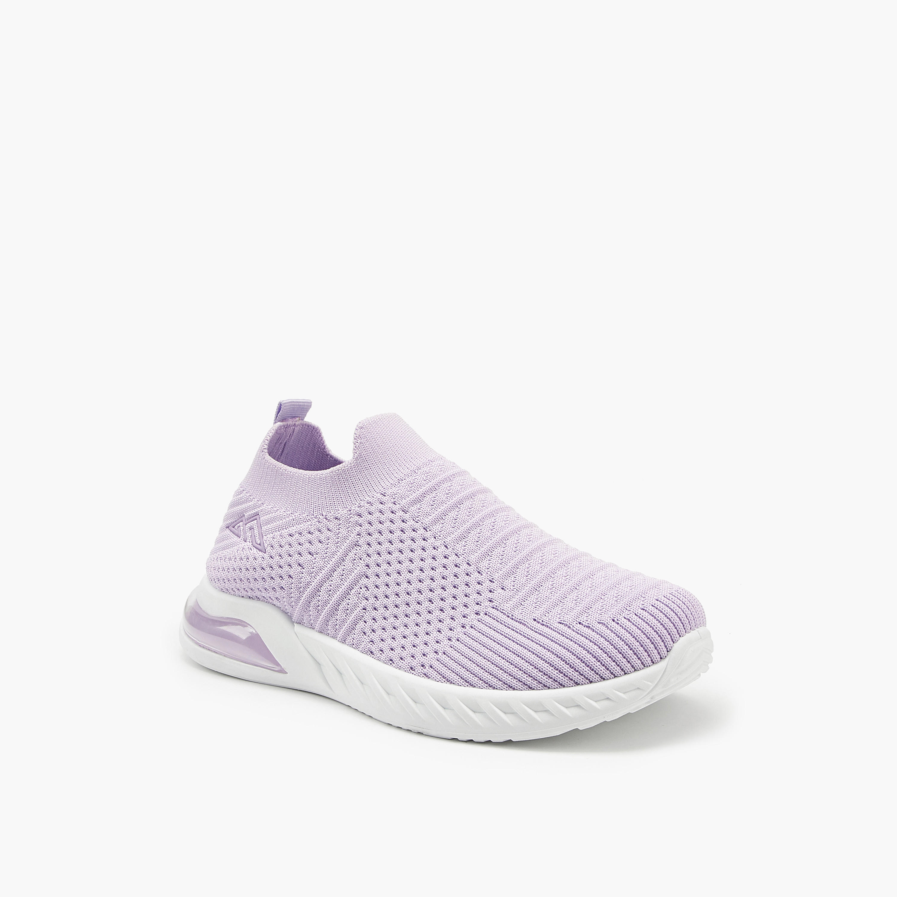 Oaklan by Shoexpress Textured Slip-On Sports Shoes with Pull Tab-girls-shoes-sports-image-3