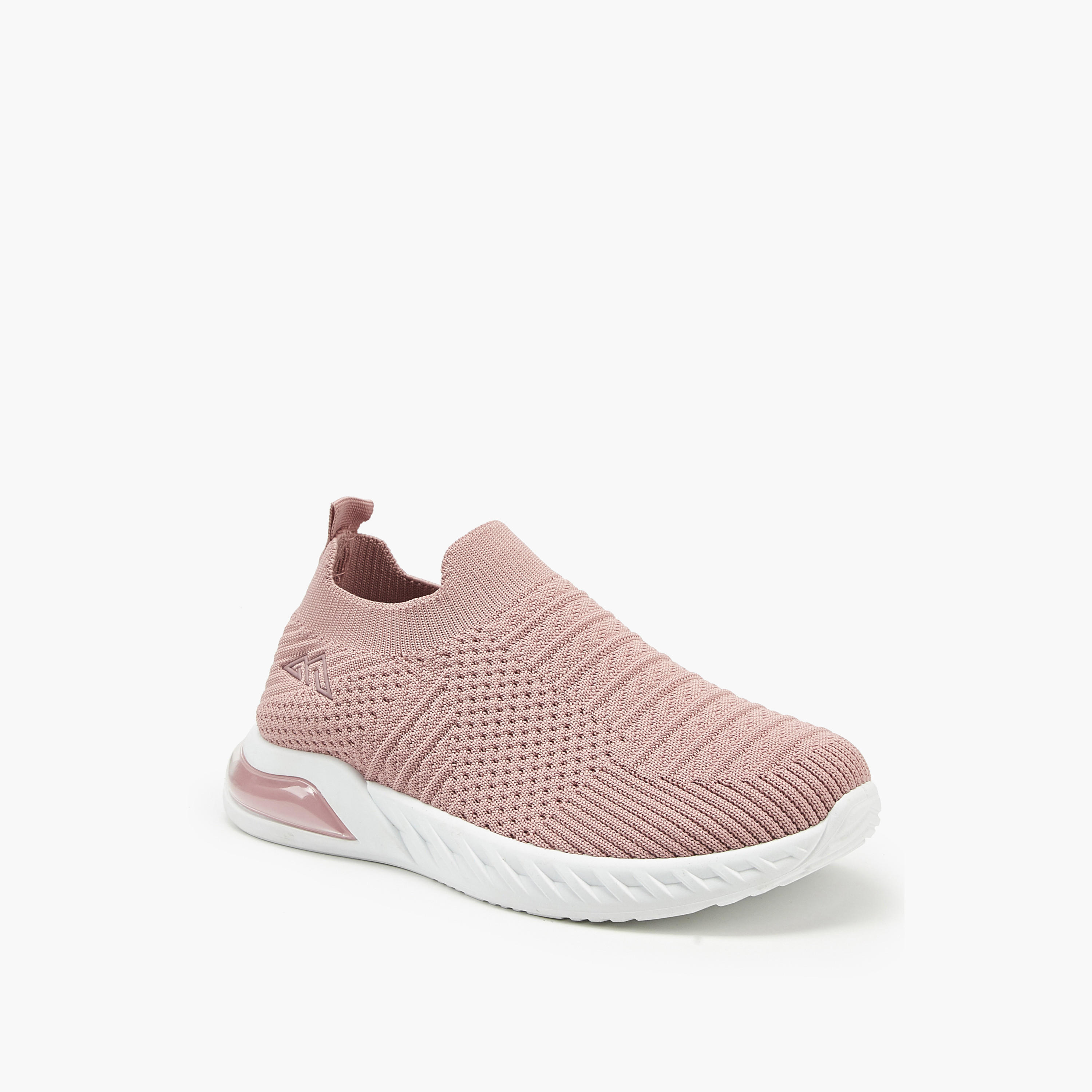 Oaklan by Shoexpress Textured Slip-On Sports Shoes with Pull Tab-girls-shoes-sports-image-2
