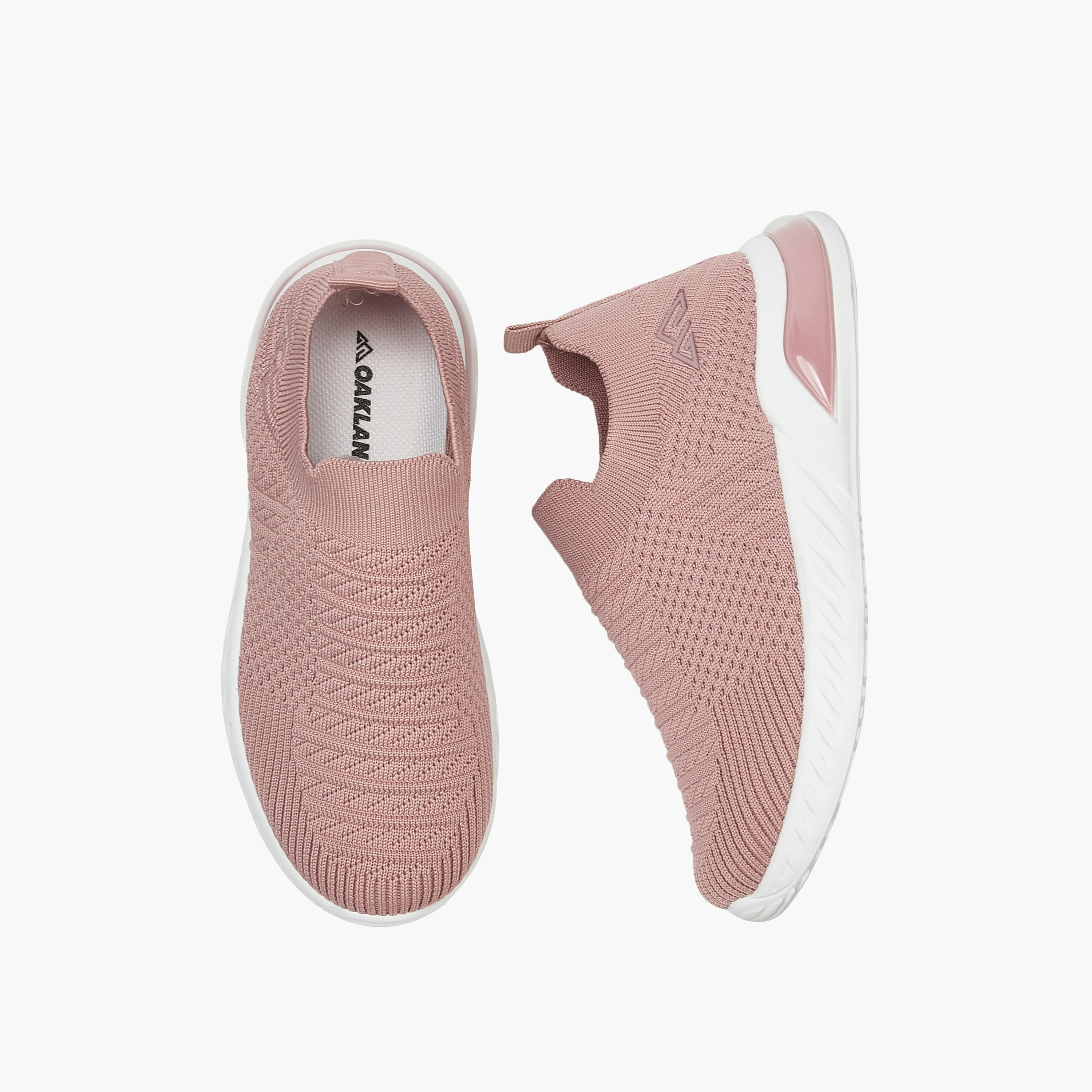 Oaklan by Shoexpress Textured Slip-On Sports Shoes with Pull Tab-girls-shoes-sports-image-1
