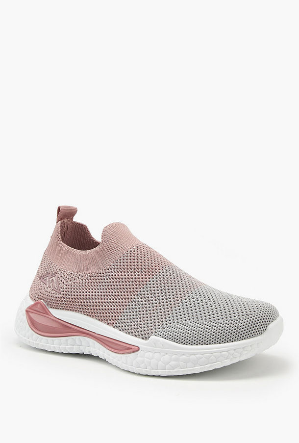 حذاء رياضي سهل الارتداء بارز الملمس بلسان سحب من أوكلان من شو إكسبريس-sports-girls-shoes-image-1