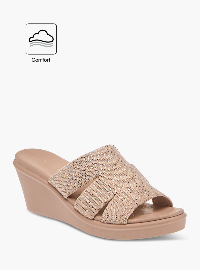 Le Confort Embellished Slip-On Comfort Sandals with Wedge Heels-women-shoes-sandals-heeled-image-2