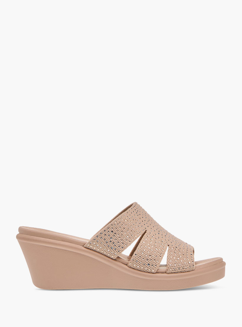 Le Confort Embellished Slip-On Comfort Sandals with Wedge Heels-women-shoes-sandals-heeled-image-3