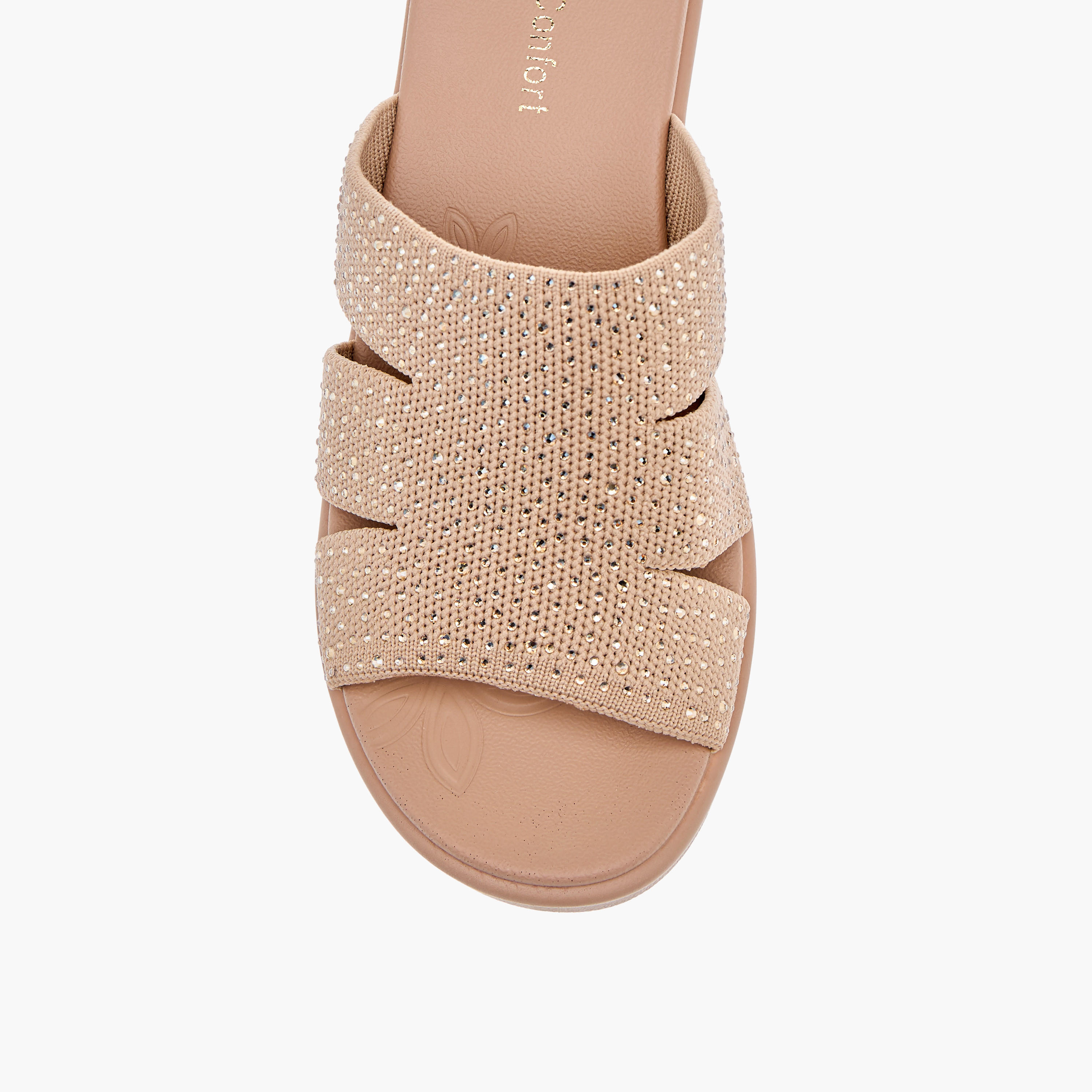 Le Confort Embellished Slip-On Comfort Sandals with Wedge Heels-women-shoes-sandals-heeled-image-4