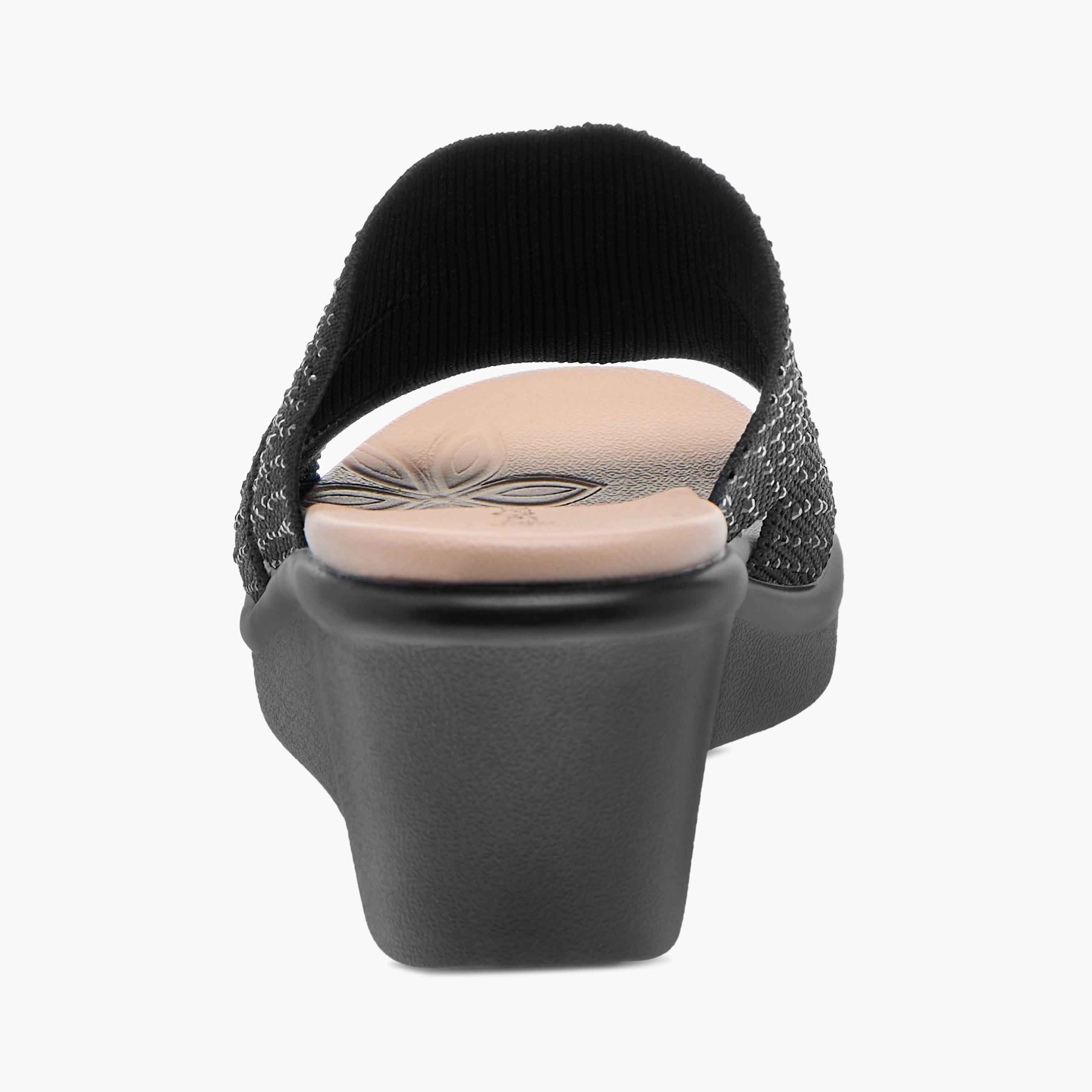 Le Confort Embellished Slip-On Comfort Sandals with Wedge Heels-women-shoes-sandals-heeled-image-5