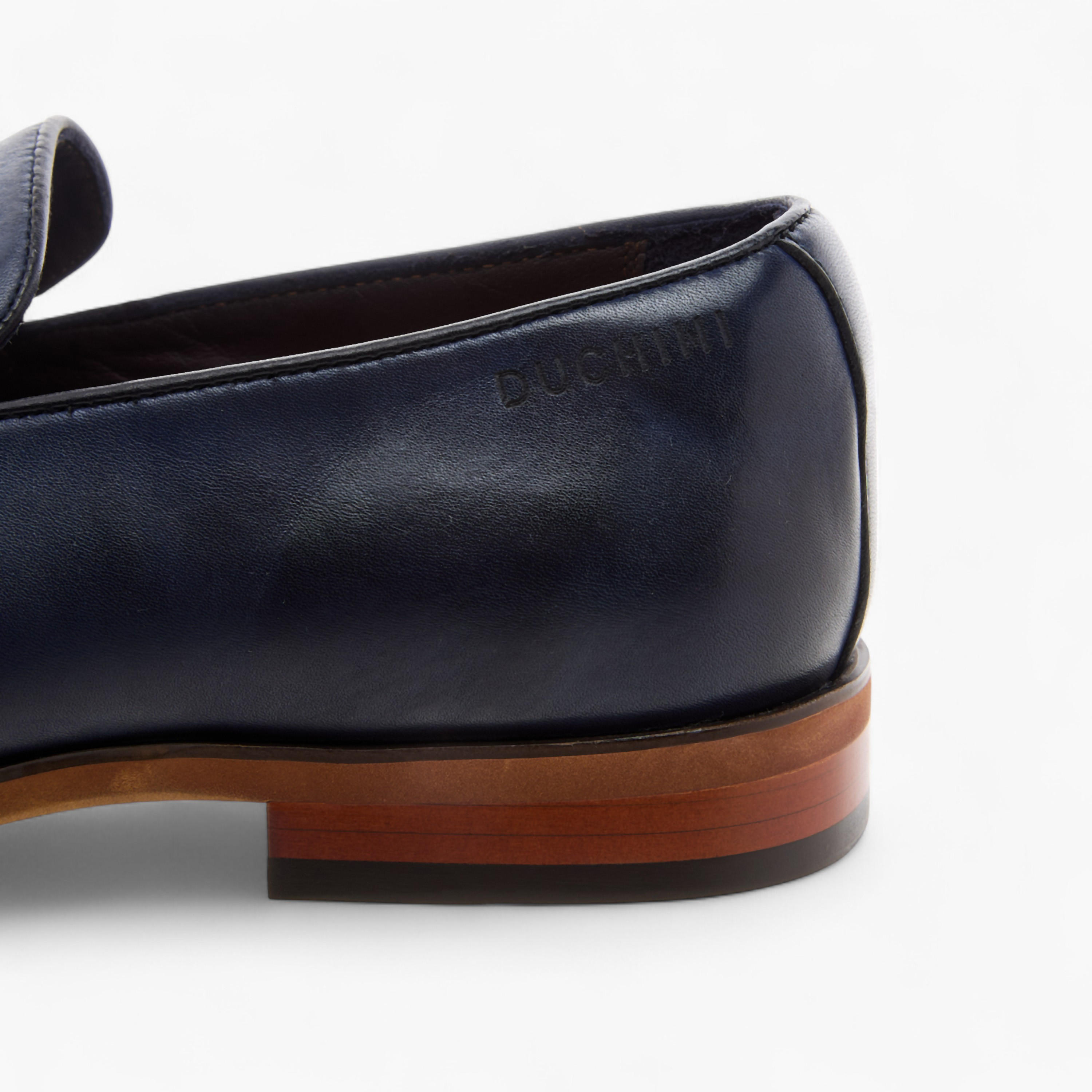 Duchini Men's Solid Slip-On Loafers with Metal Accent-men-shoes-loafersandmoccasins-image-5