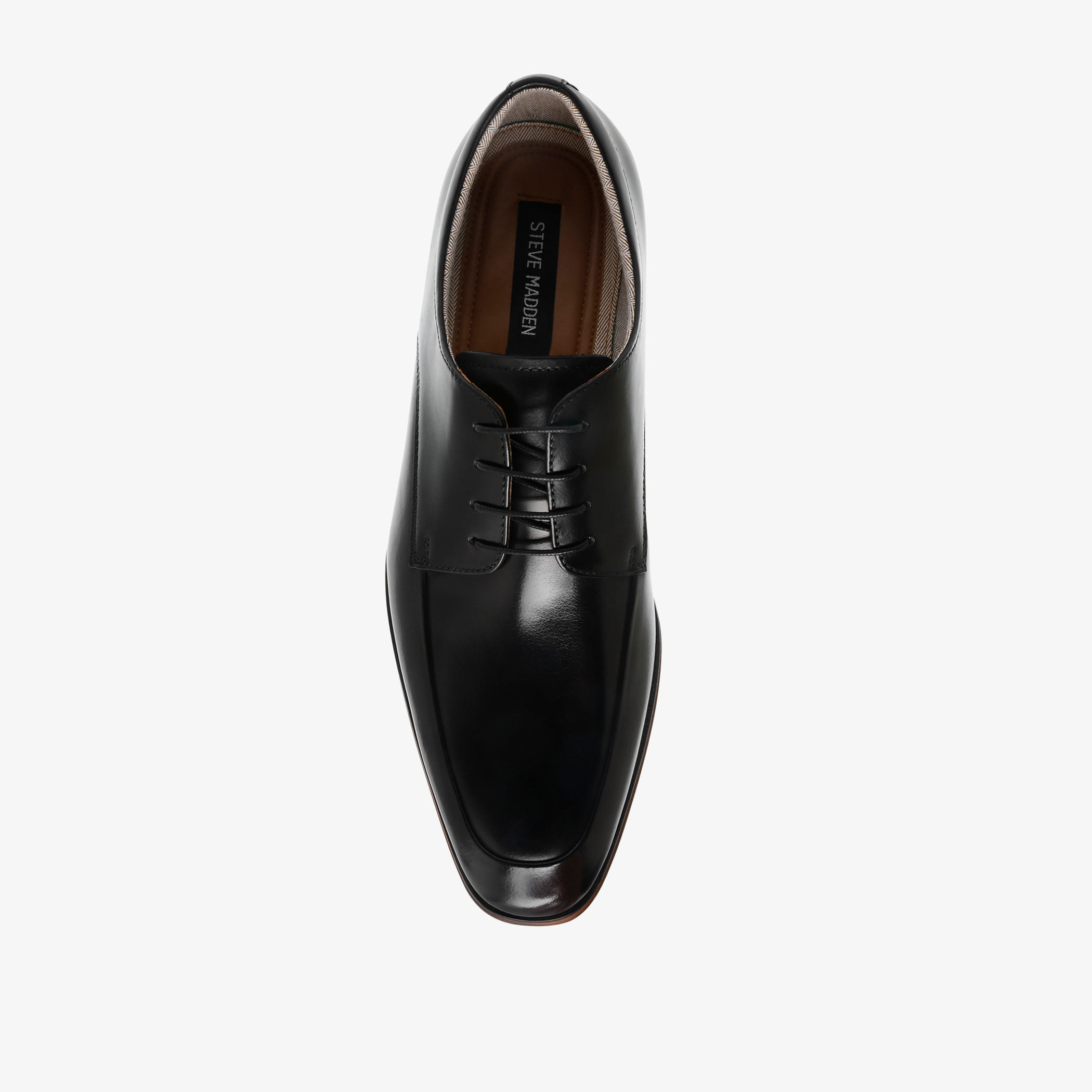 Steve Madden Men's Solid Lace-Up Derby Shoes-men-shoes-formalshoes-image-7