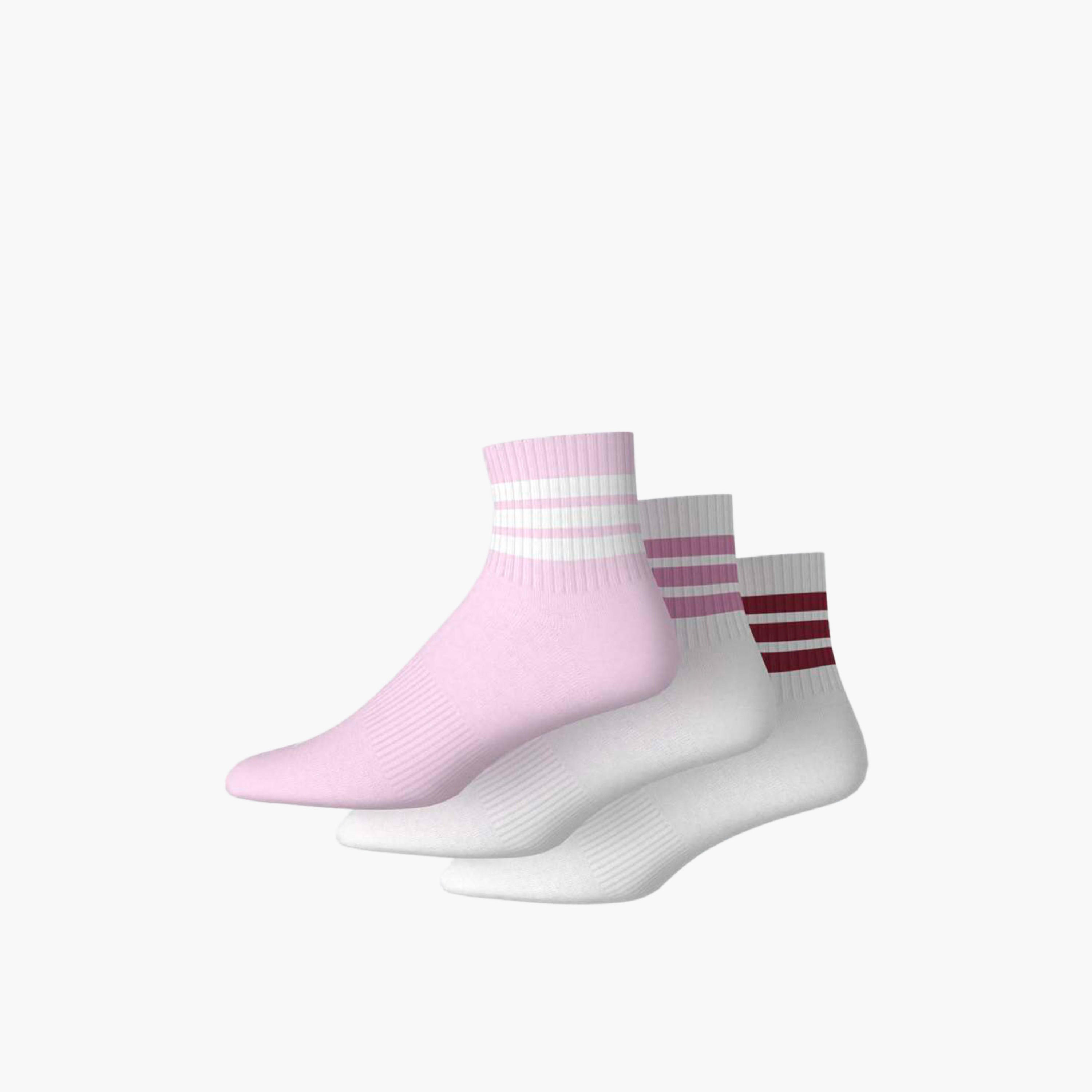 Adidas Men 3 Stripes Mid-Cut Socks Cushioned - Set of 3-men-socks-image-7