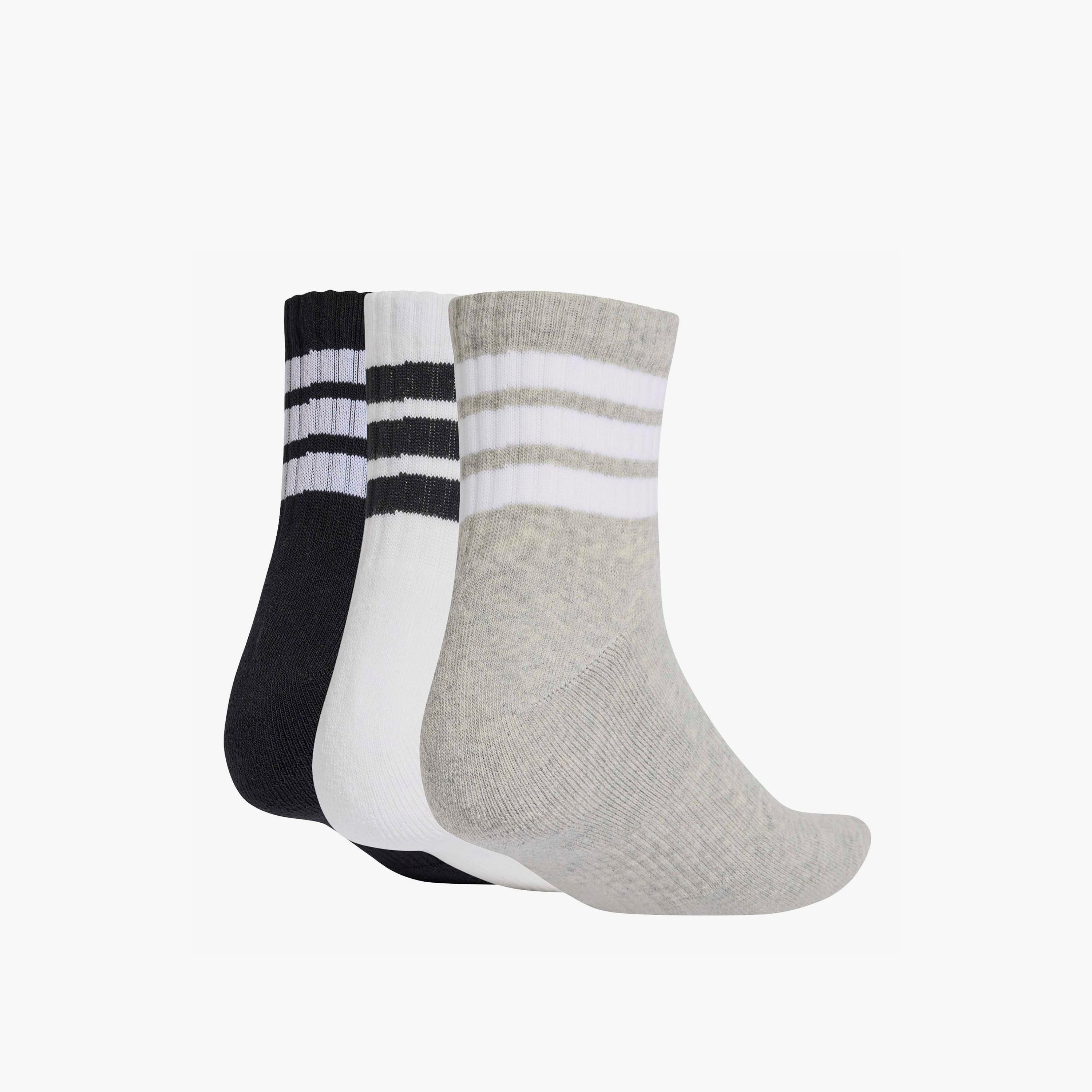 Adidas Men Sports Socks Ankle Length - Set of 3-men-socks-image-2