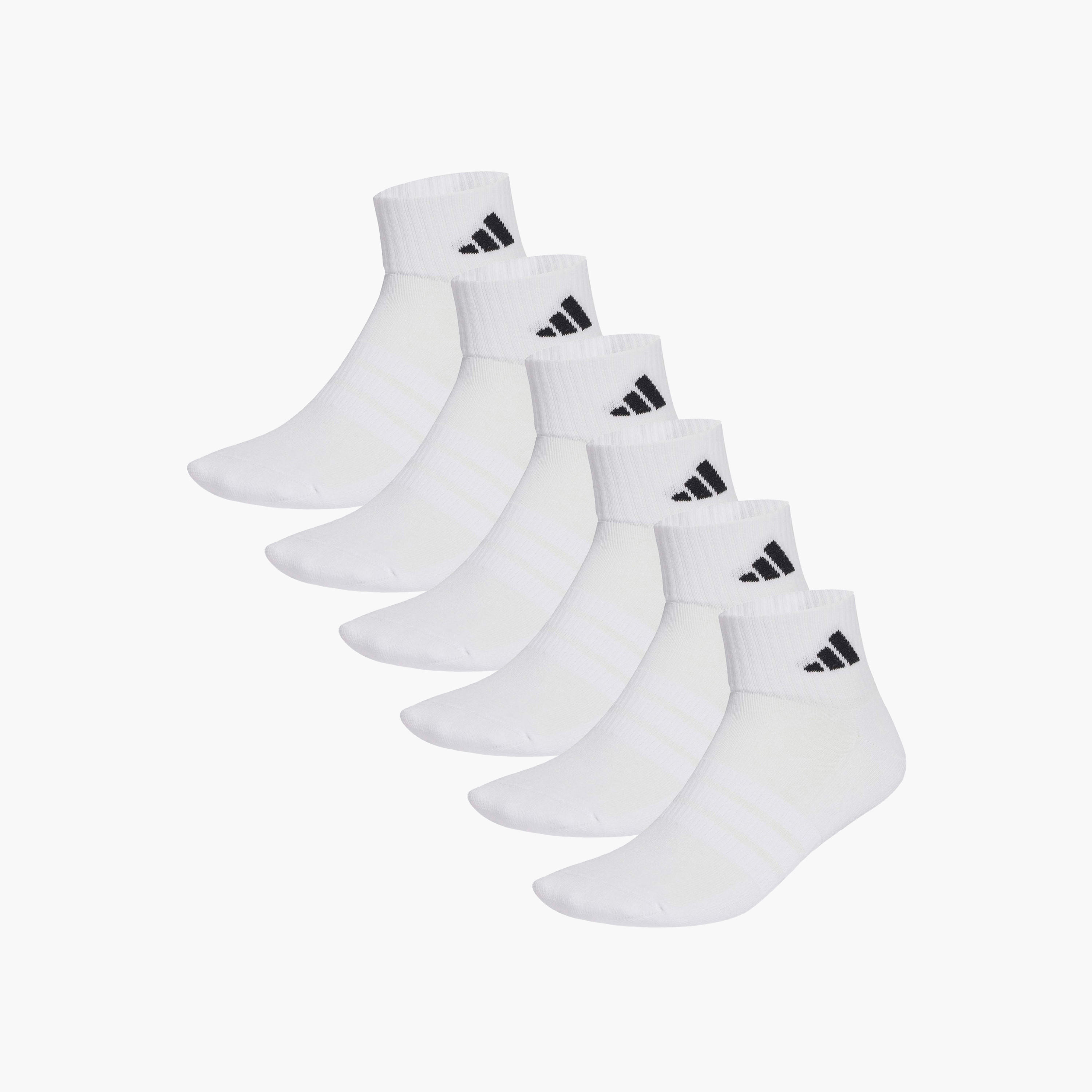 Adidas Men Essentials Ankle Length Socks Cushioned - Set of 6-men-socks-image-1
