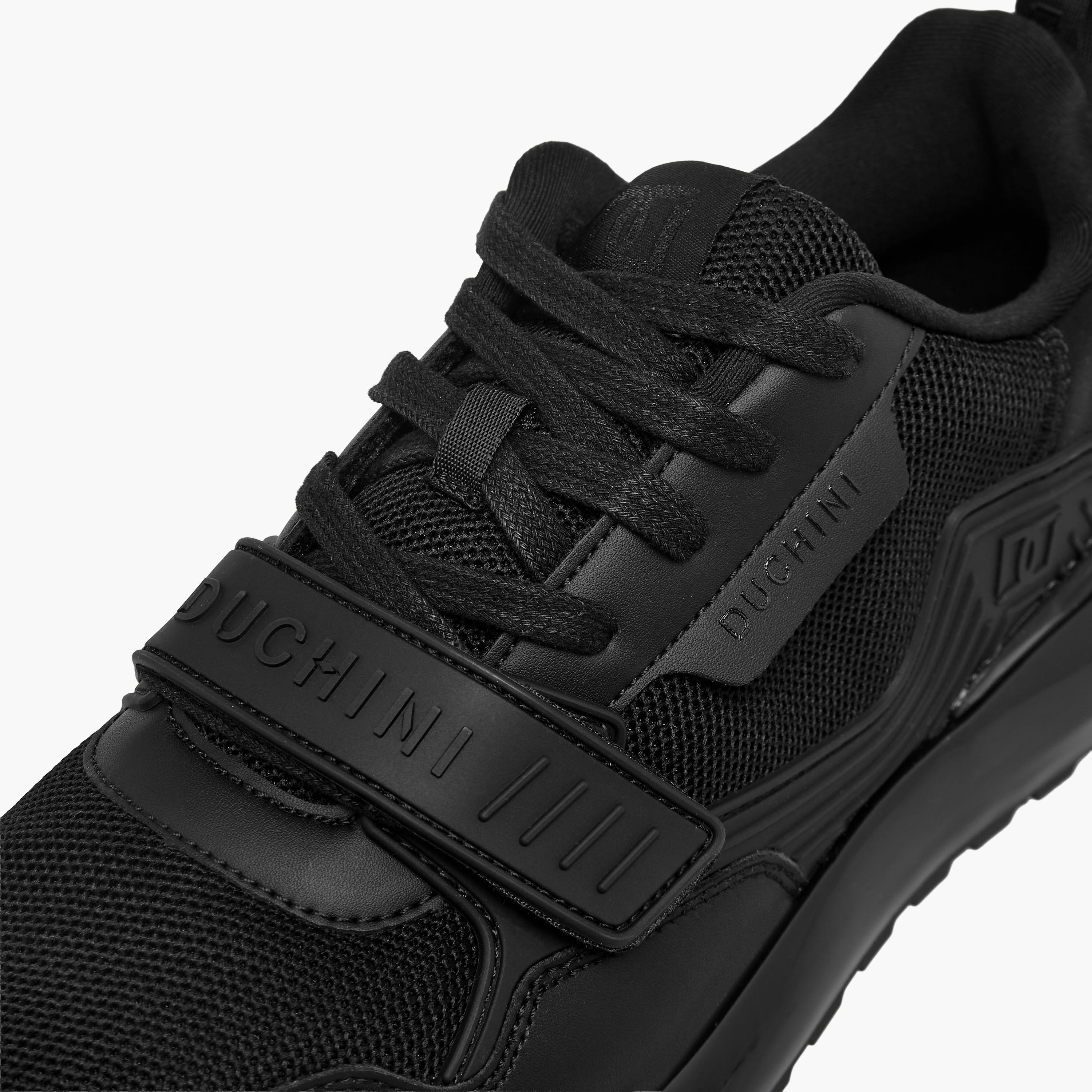 Duchini Men Genuine Leather Lace-Up Ankle Sneakers-men-shoes-sneakers-image-4