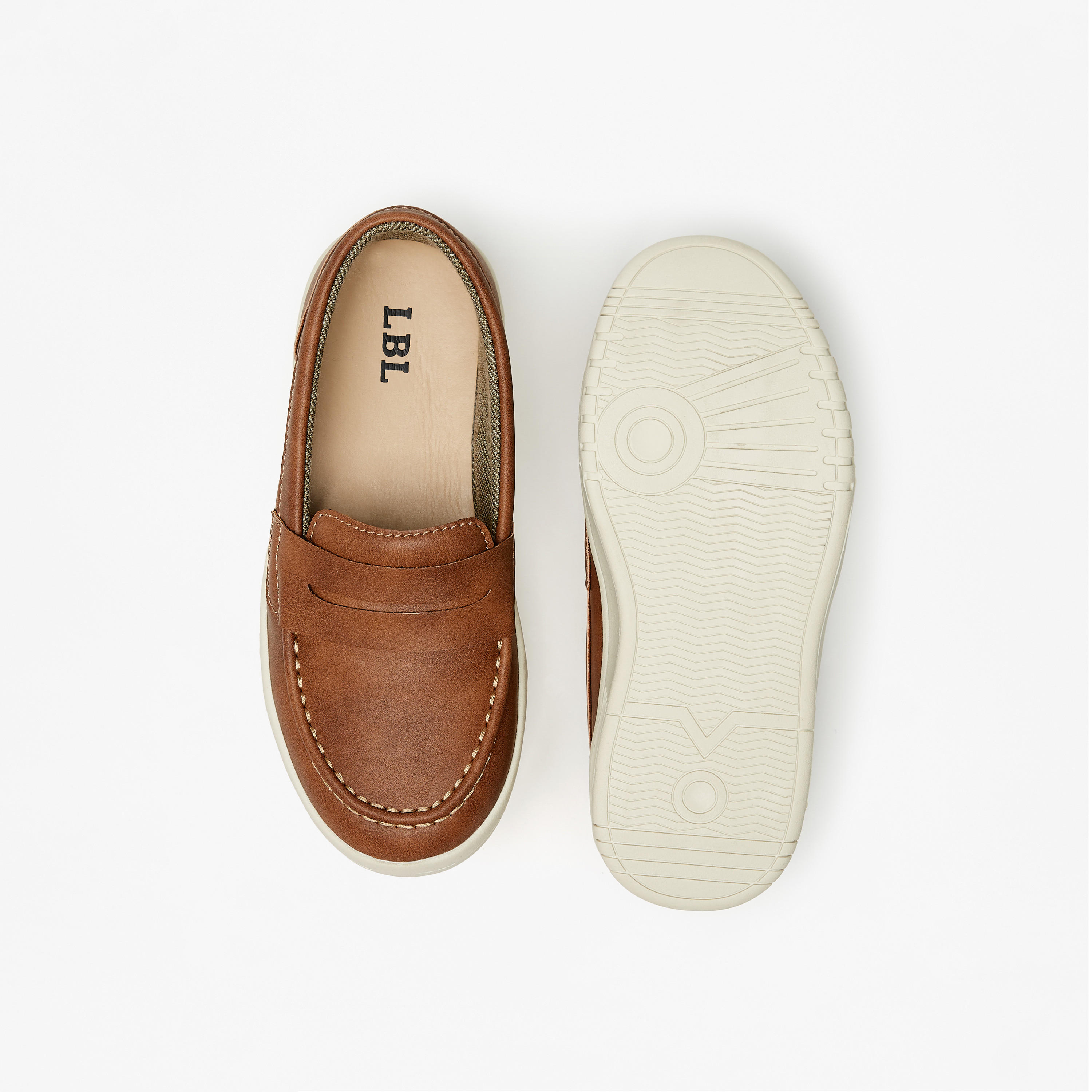 LBL by Shoexpress Solid Slip-On Loafers-boys-shoes-loafers-image-3
