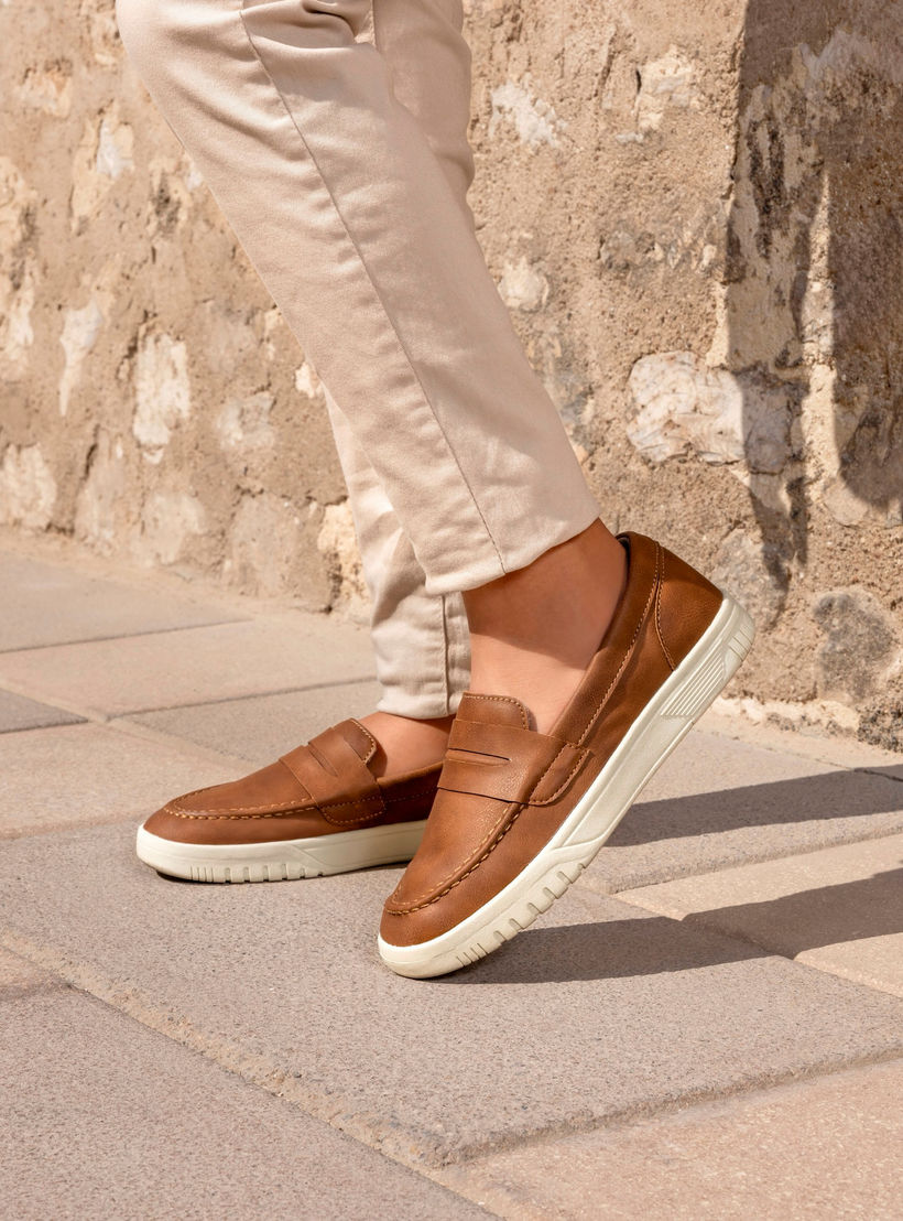 LBL by Shoexpress Solid Slip-On Loafers-boys-shoes-loafers-image-6