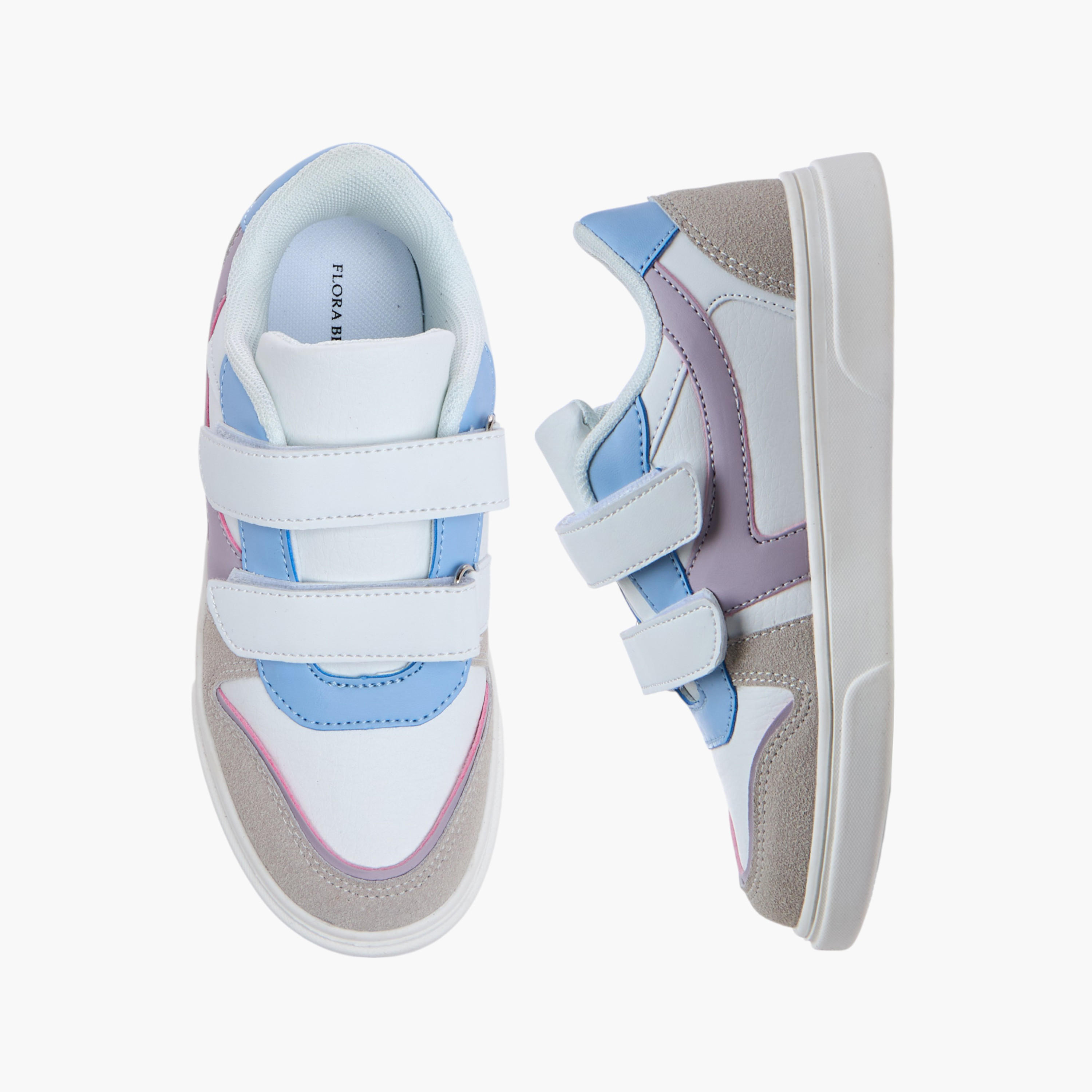 Flora Bella Girls' Sneakers with Hook and Loop Closure-girls-shoes-sneakers-image-1