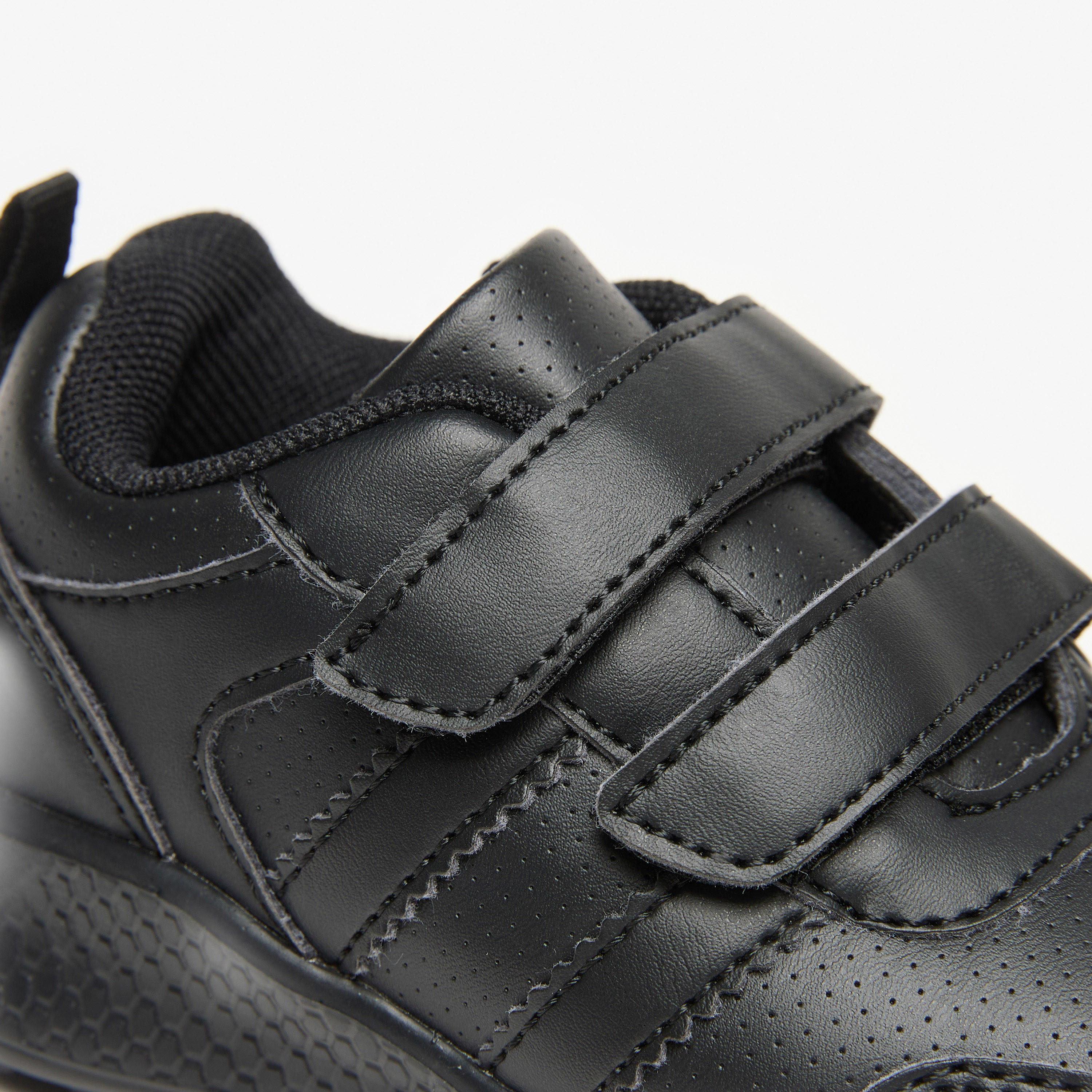 LBL by Shoexpress Kids Solid School Shoes with Hook and Loop Closure-girls-shoes-schoolshoes-image-5