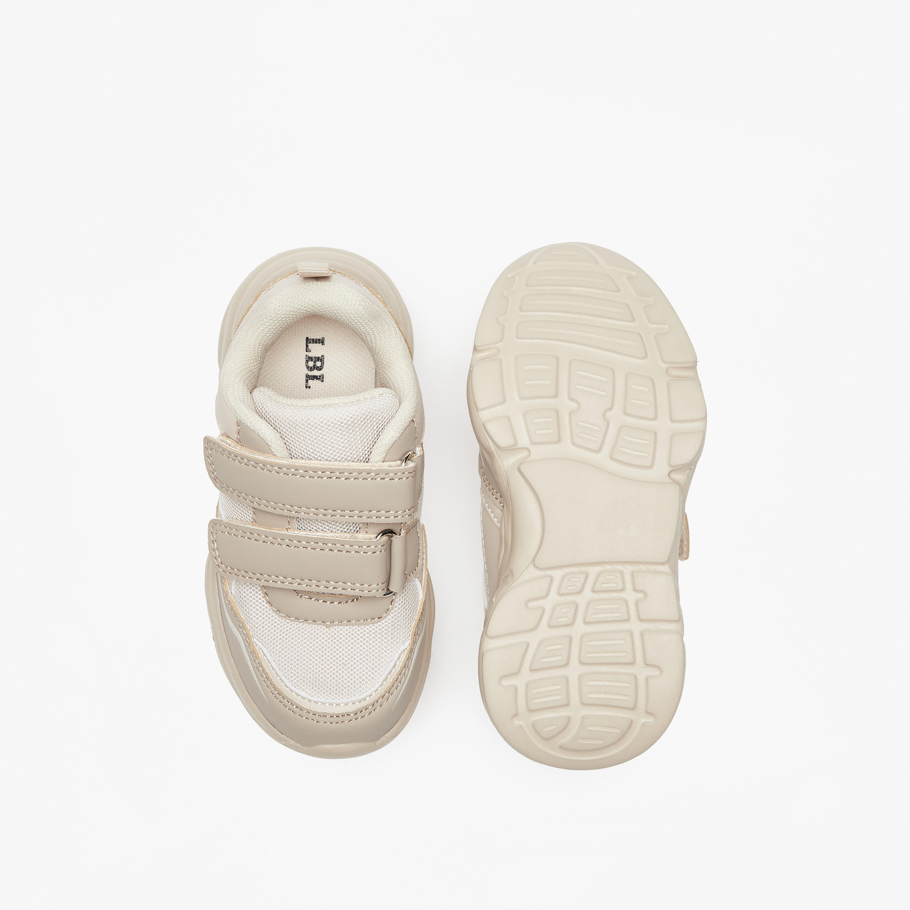 Mesh Textured Sneakers with Hook and Loop Closure-boys-shoes-sneakers-image-4