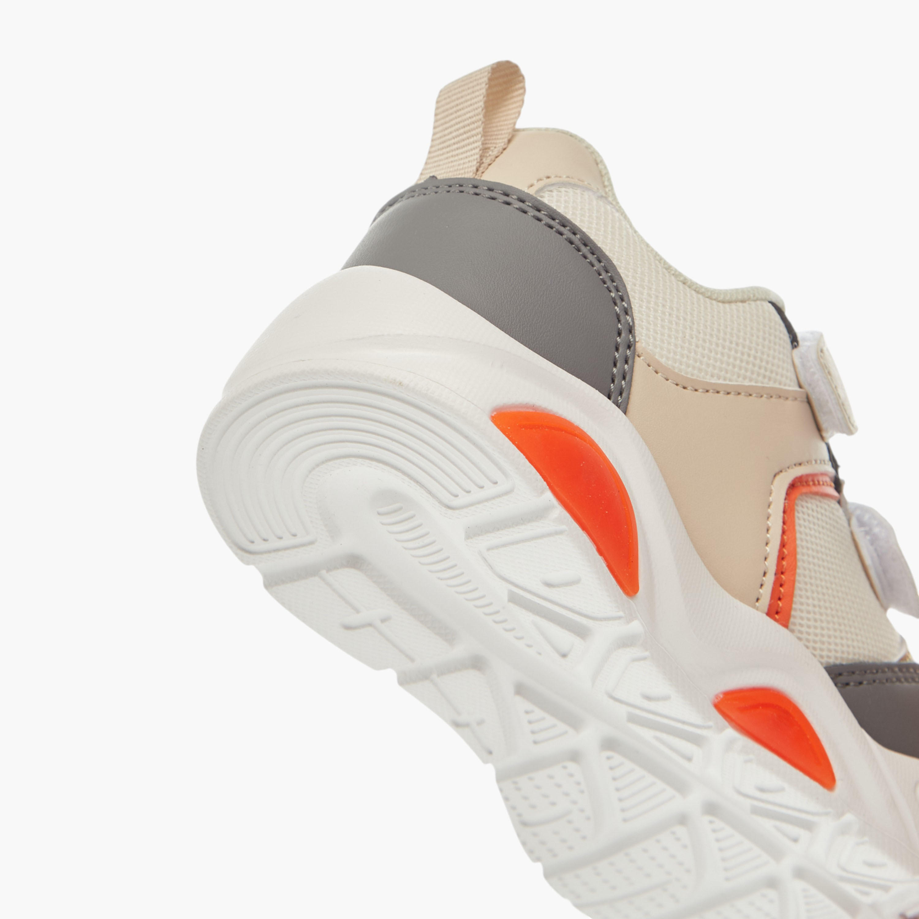 LBL by Shoexpress Panelled Sneakers with Hook and Loop Closure-boys-shoes-sneakers-image-5