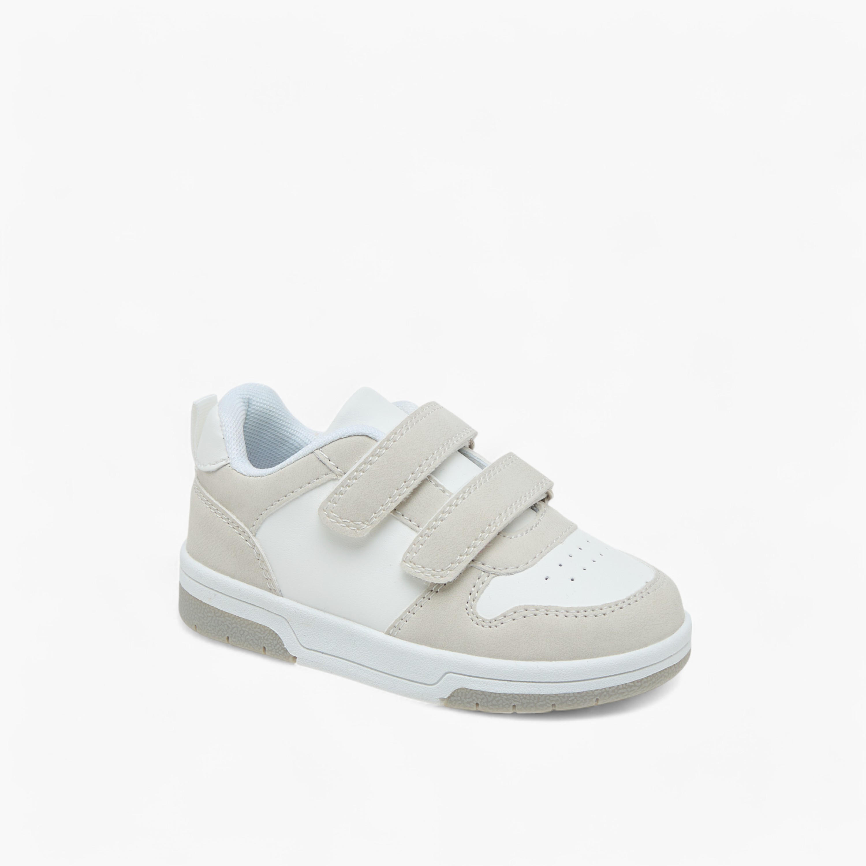 LBL by Shoexpress Panelled Sneakers with Hook and Loop Closure-boys-shoes-sneakers-image-2