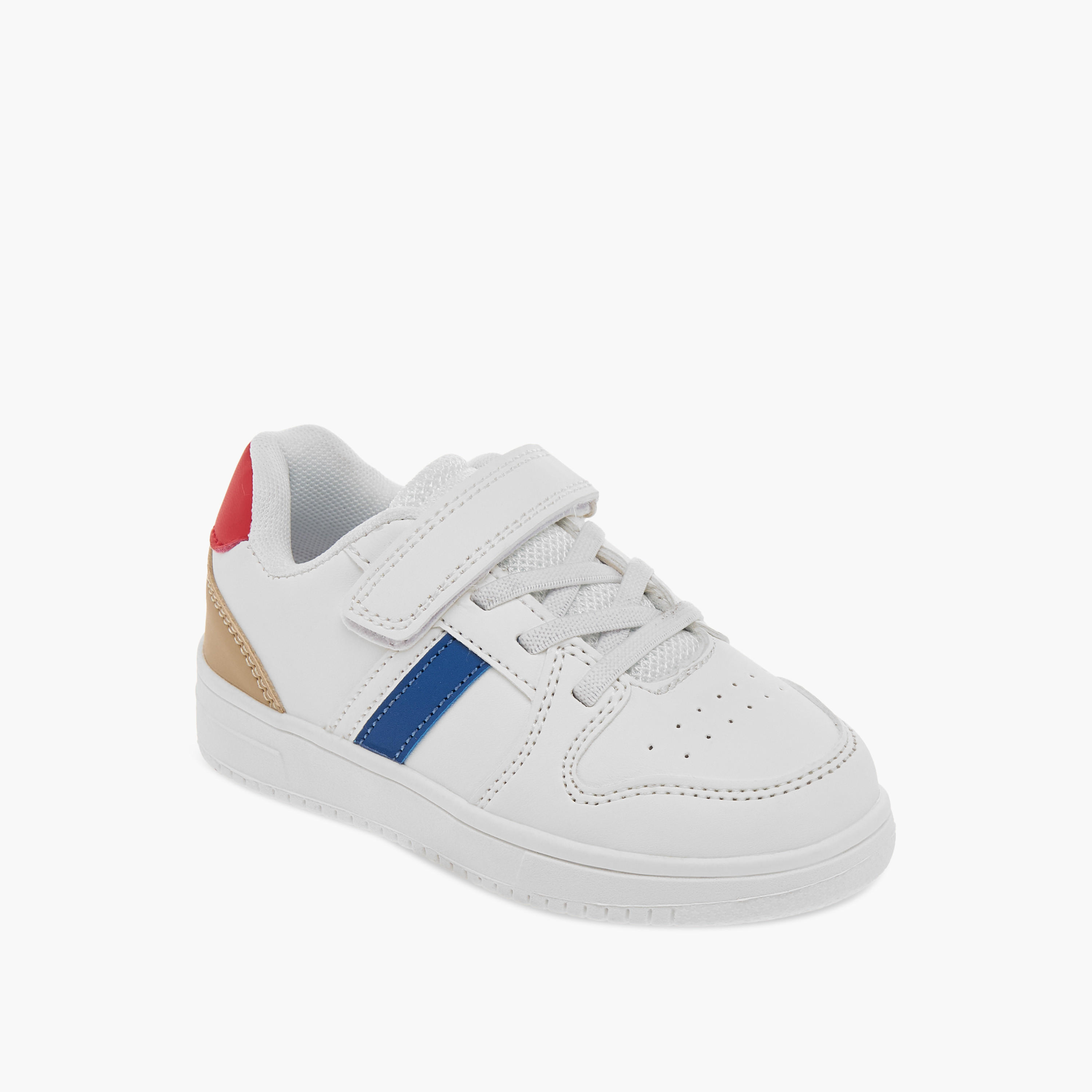 LBL by Shoexpress Colourblock Sneakers with Hook and Loop Closure-boys-shoes-sneakers-image-2