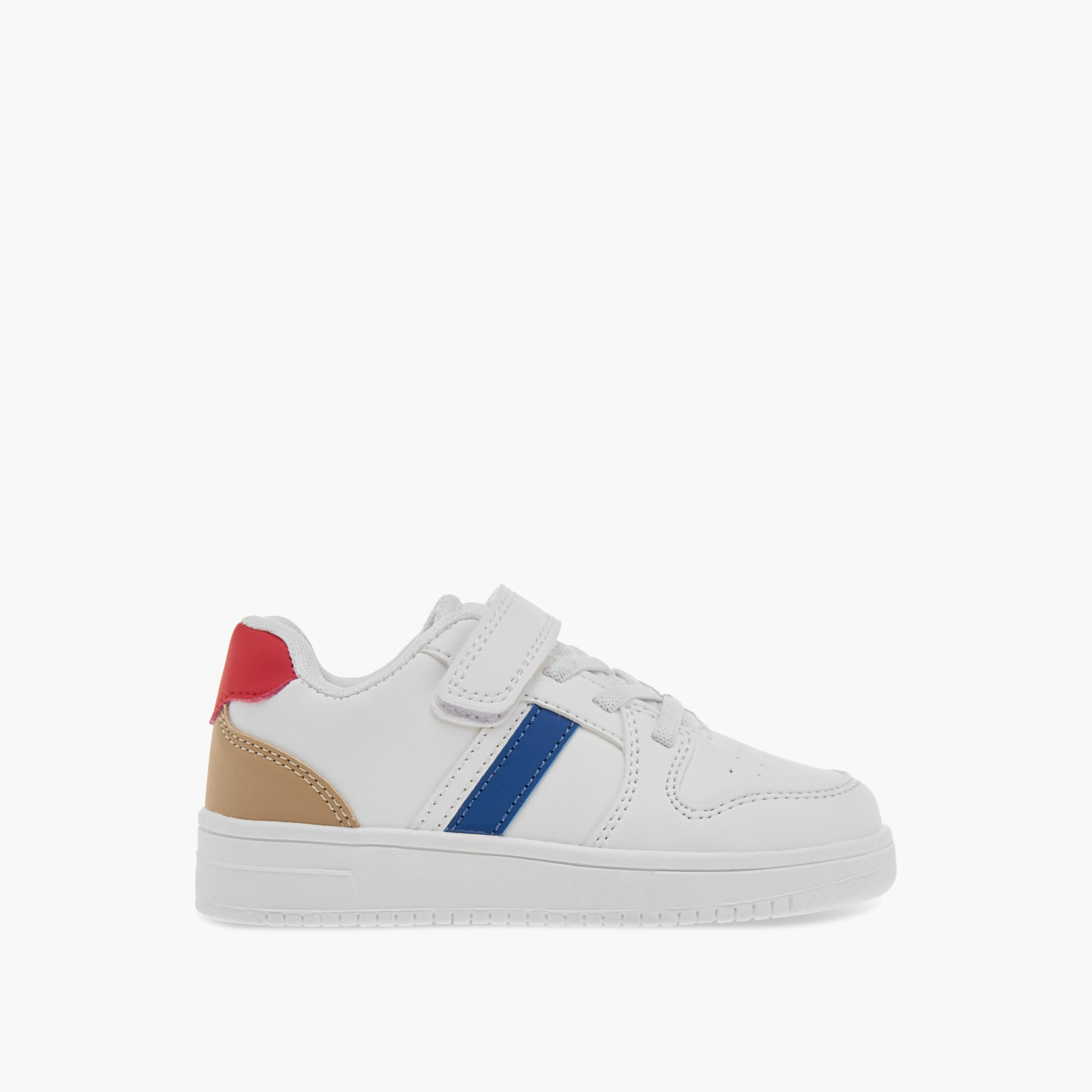 LBL by Shoexpress Colourblock Sneakers with Hook and Loop Closure-boys-shoes-sneakers-image-3