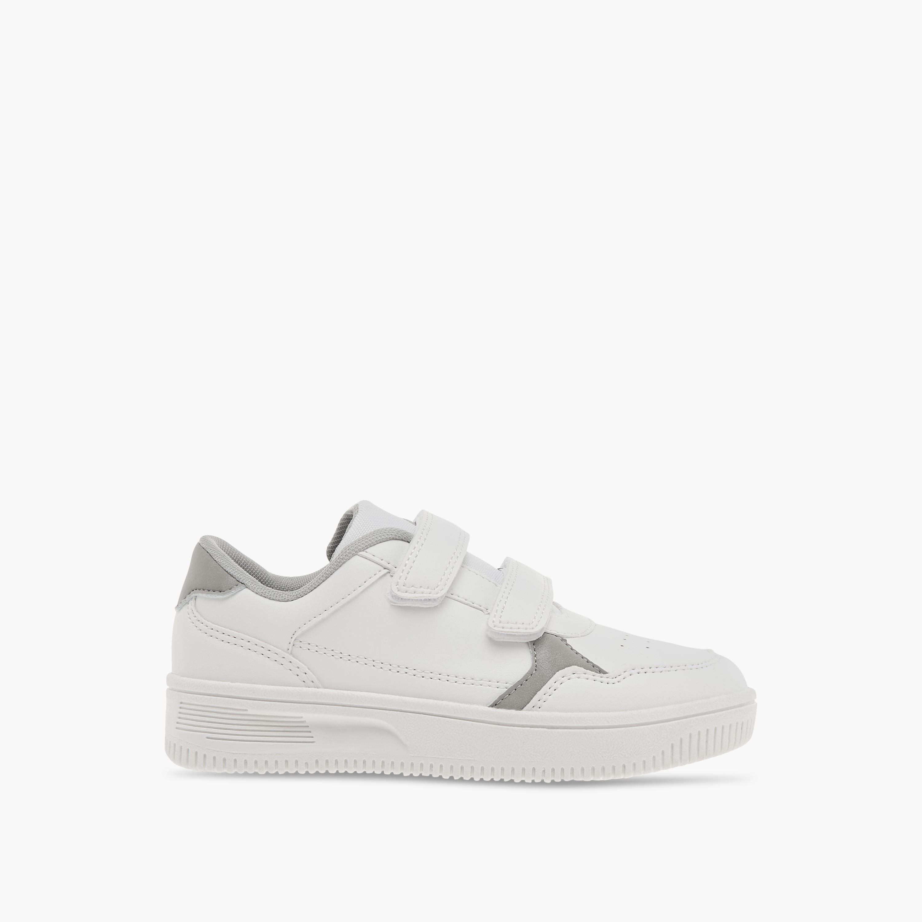LBL by Shoexpress Panelled Sneakers with Hook and Loop Closure-boys-shoes-sneakers-image-3